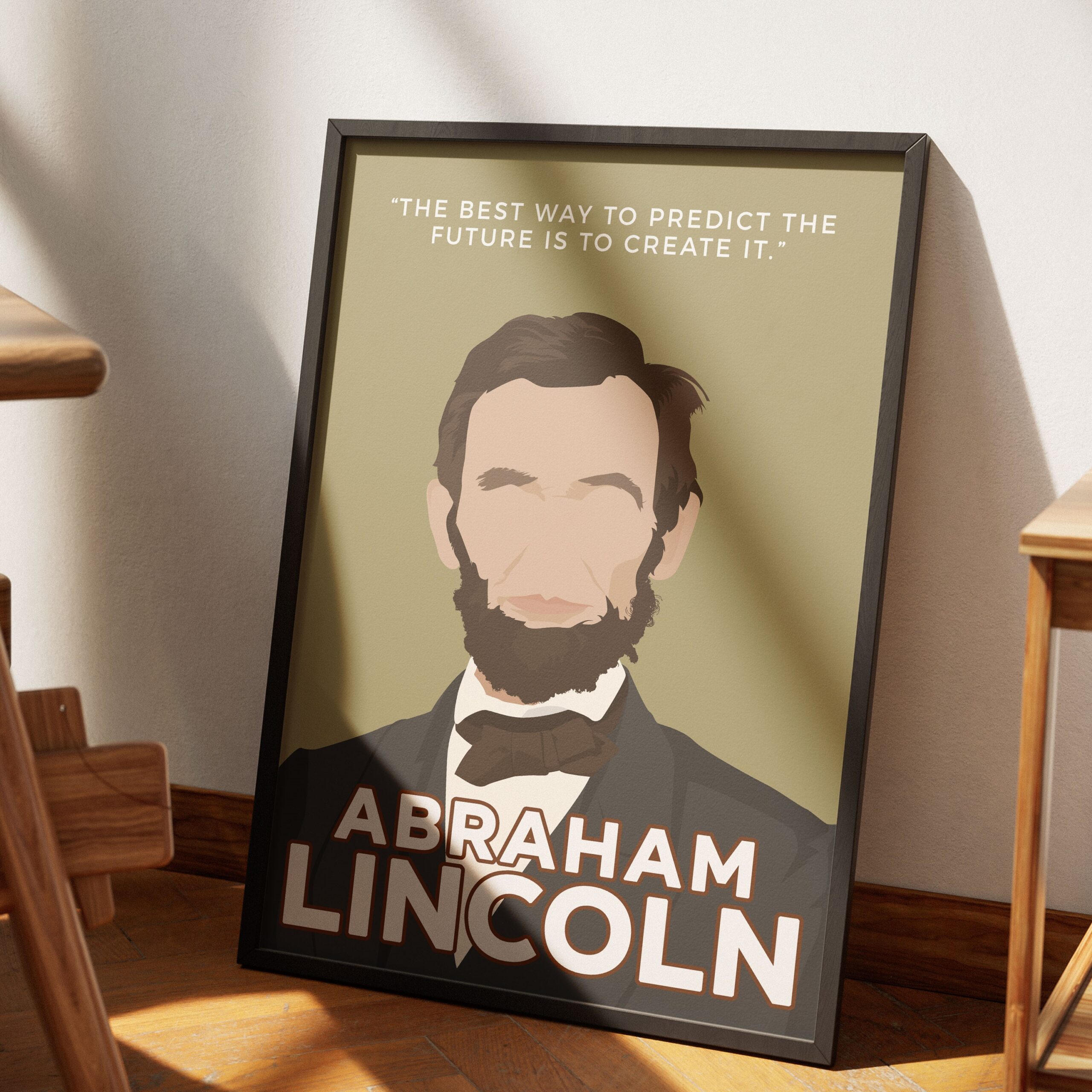 Abraham Lincoln Motivational Quote Wall Art - Image 4