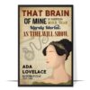 Ada Lovelace Hand-drawn Wall Art