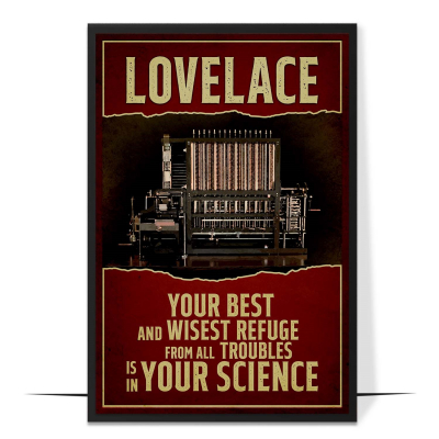 Ada Lovelace Inspirational Quote Wall Art