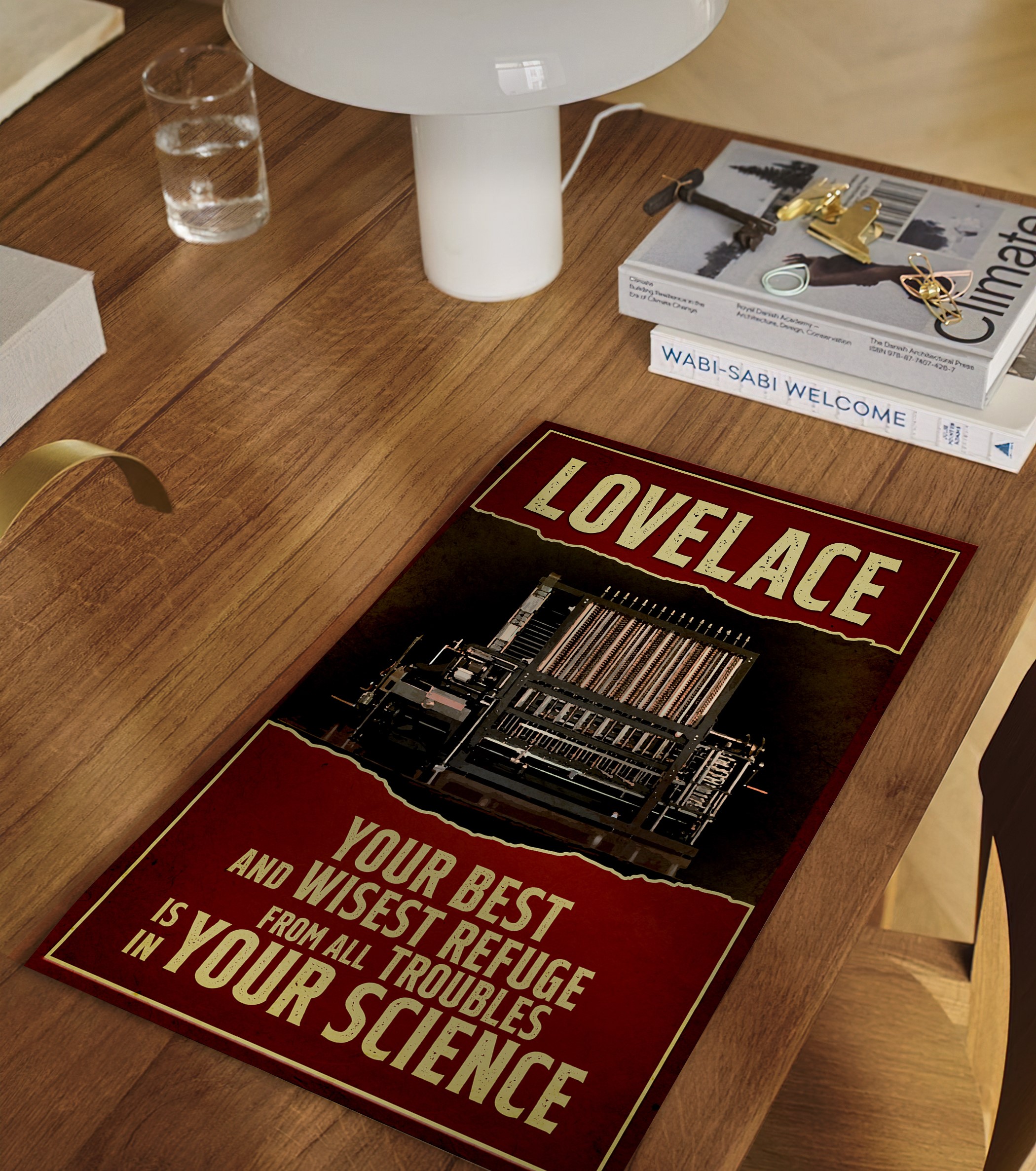 Ada Lovelace Mathematician Inspirational Quote Wall Art - Image 2