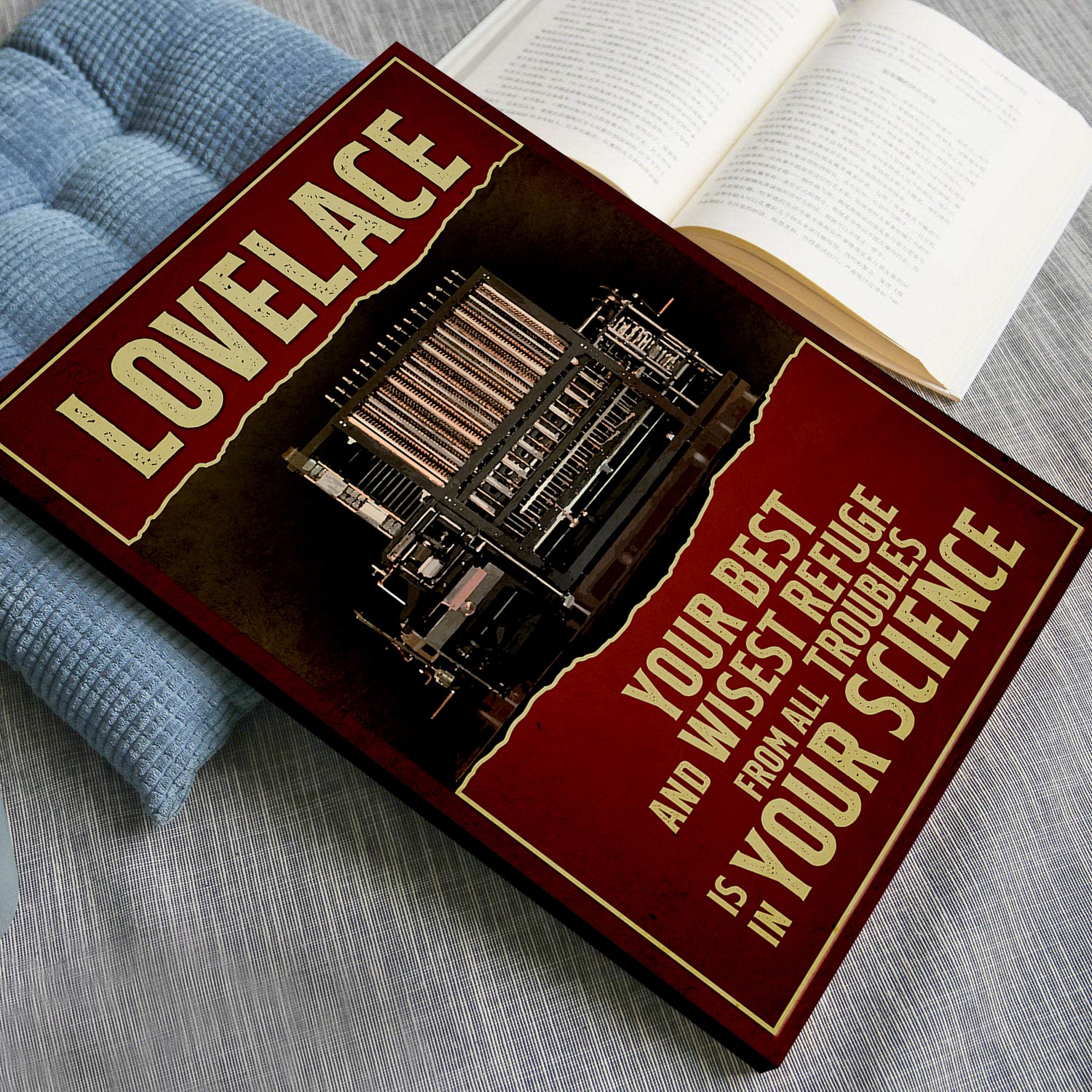 Ada Lovelace Mathematician Inspirational Quote Wall Art - Image 4