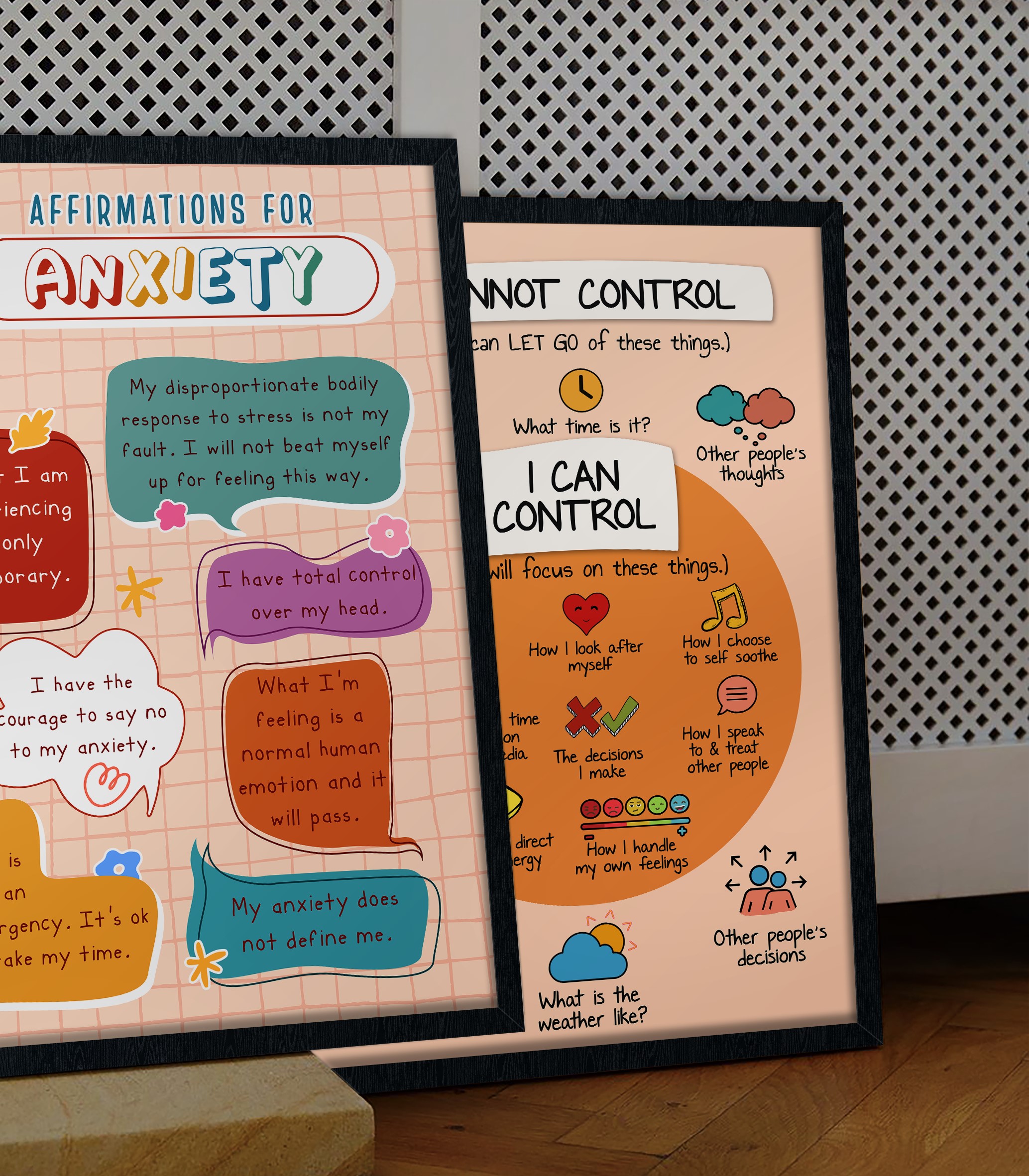 Affirmations for Anxiety Mental Health Printable - Image 3