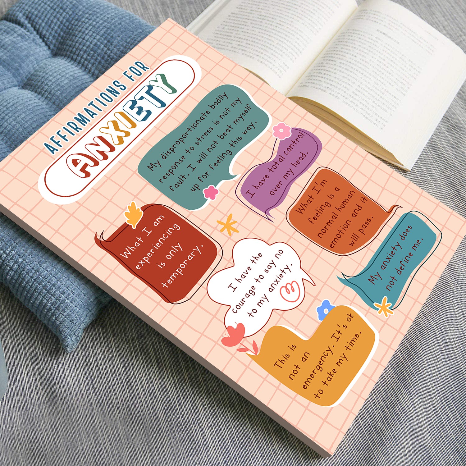 Affirmations for Anxiety Mental Health Printable - Image 4