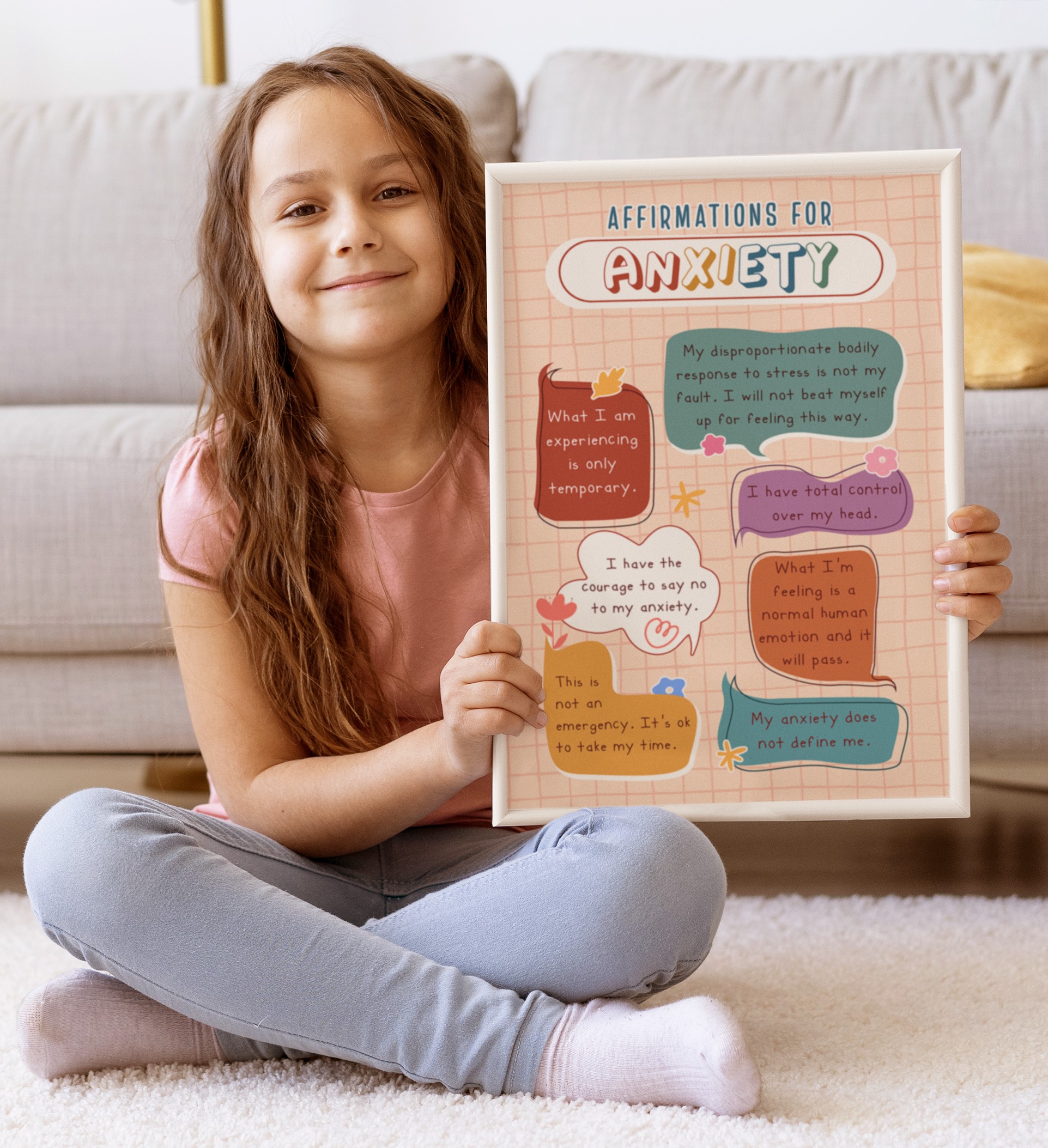 Affirmations for Anxiety Mental Health Printable - Image 5