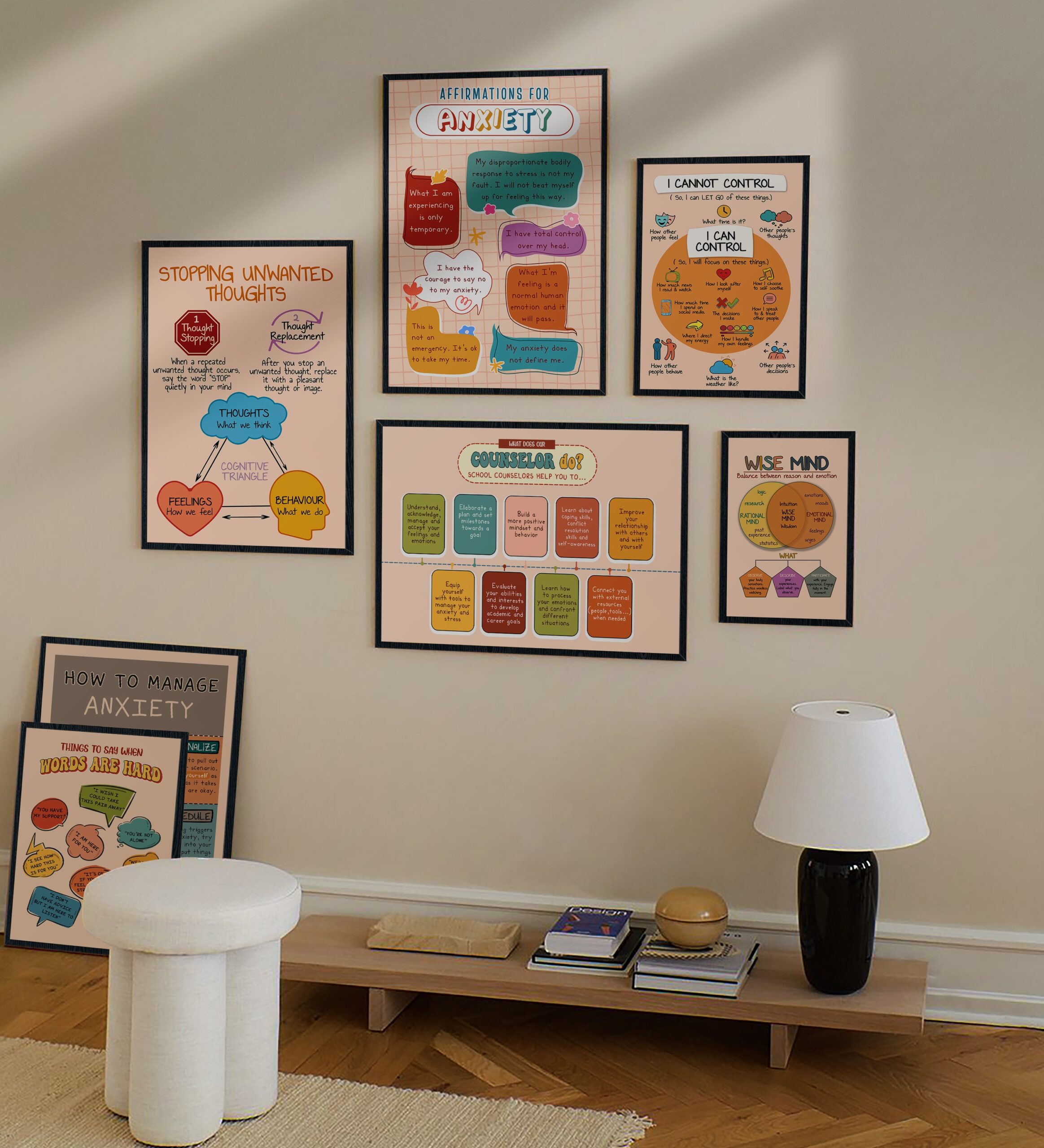 Affirmations for Anxiety Mental Health Printable - Image 6