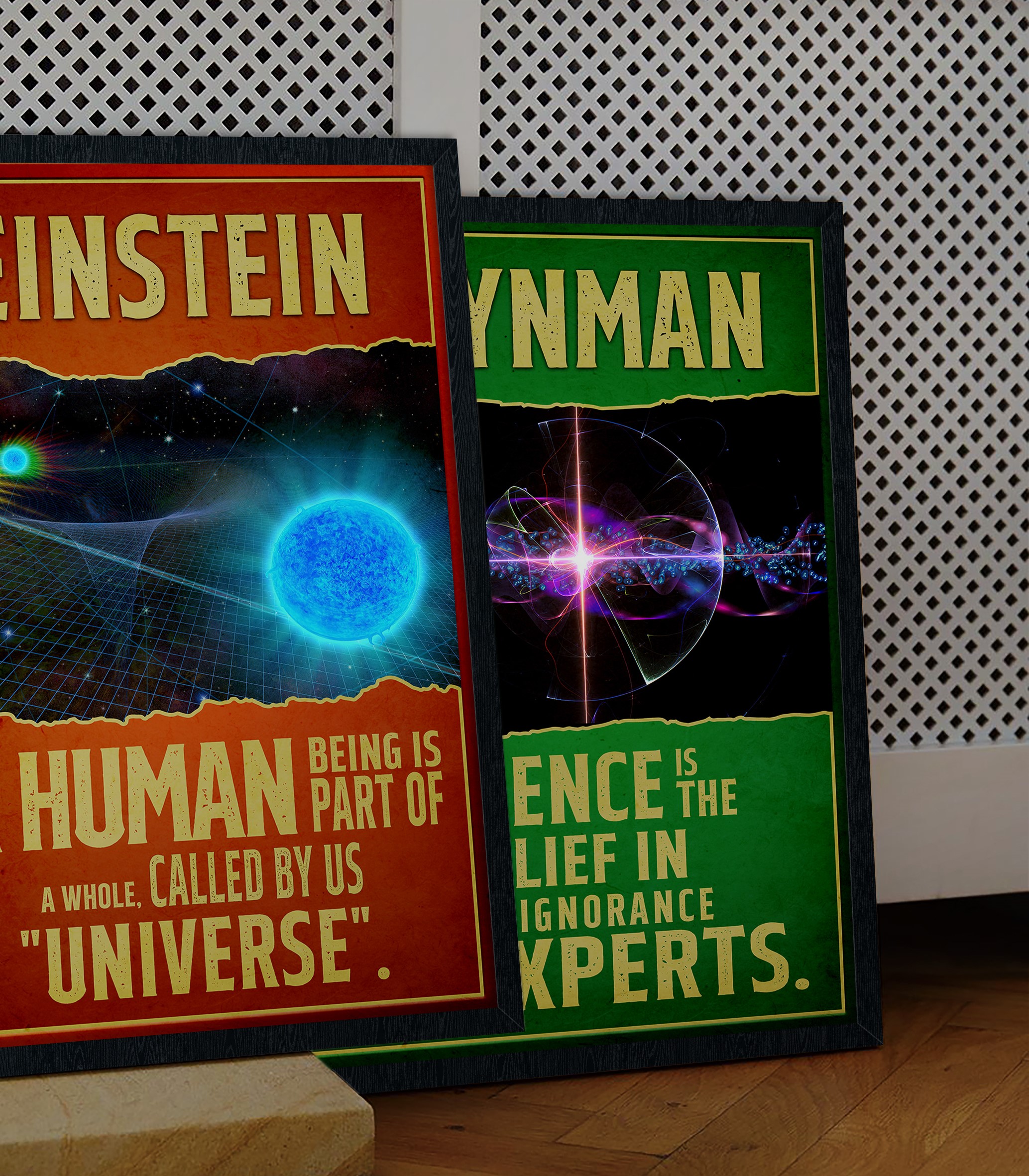 Albert Einstein Scientist Inspirational Quote Wall Art - Image 3