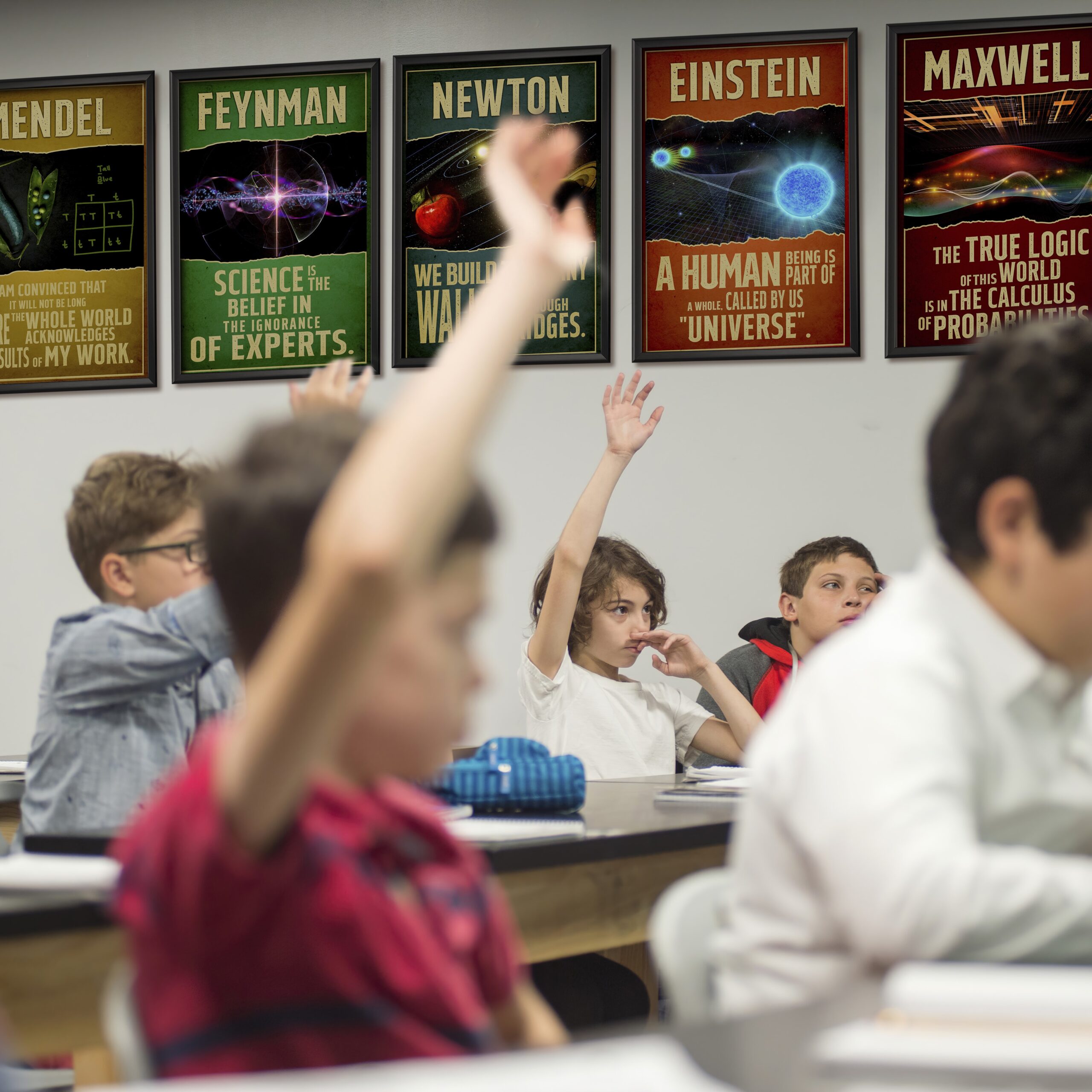 Albert Einstein Scientist Inspirational Quote Wall Art - Image 6