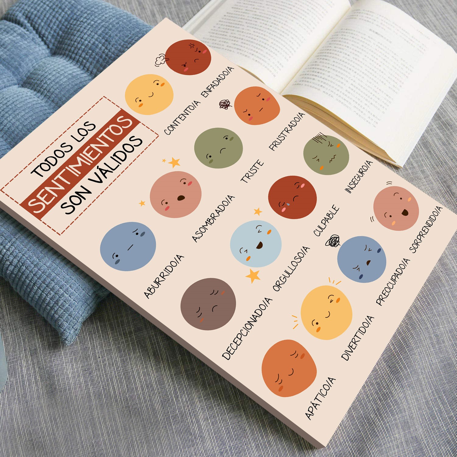 All Feeling Are Valid Spanish Mental Health Printable - Image 4