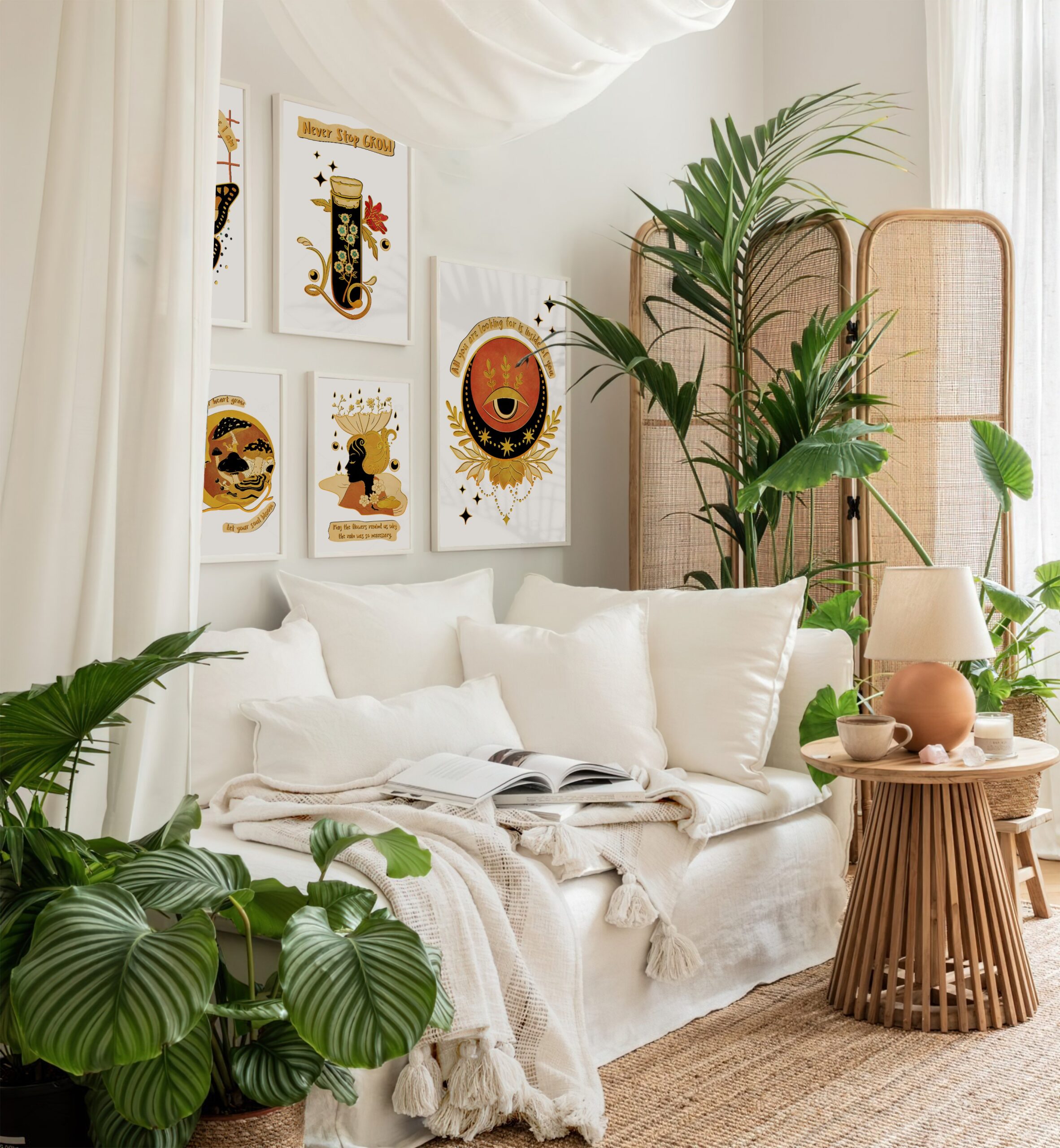 All You Are Looking Hippie Mental Health Wall Art - Image 5