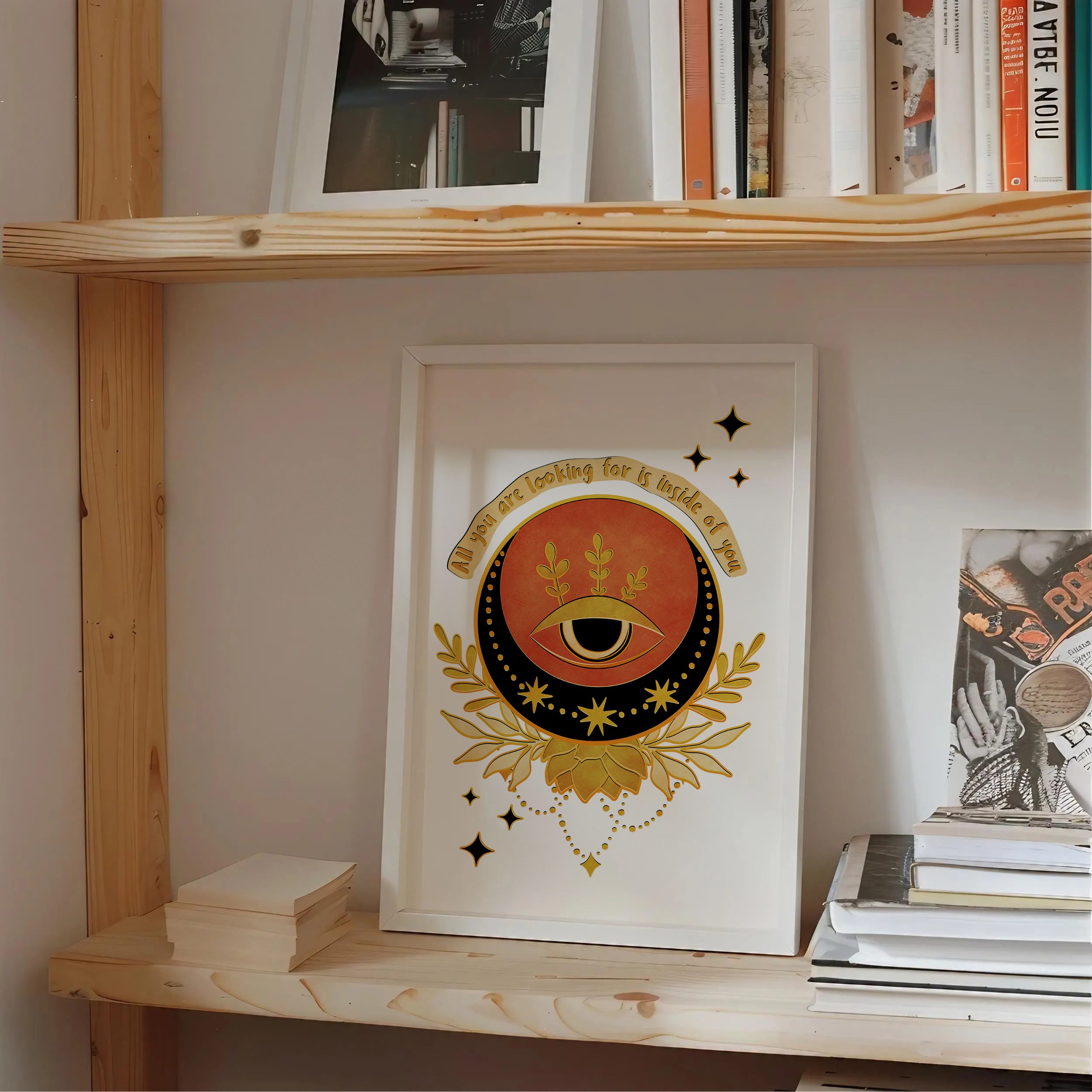 All You Are Looking Hippie Mental Health Wall Art - Image 6