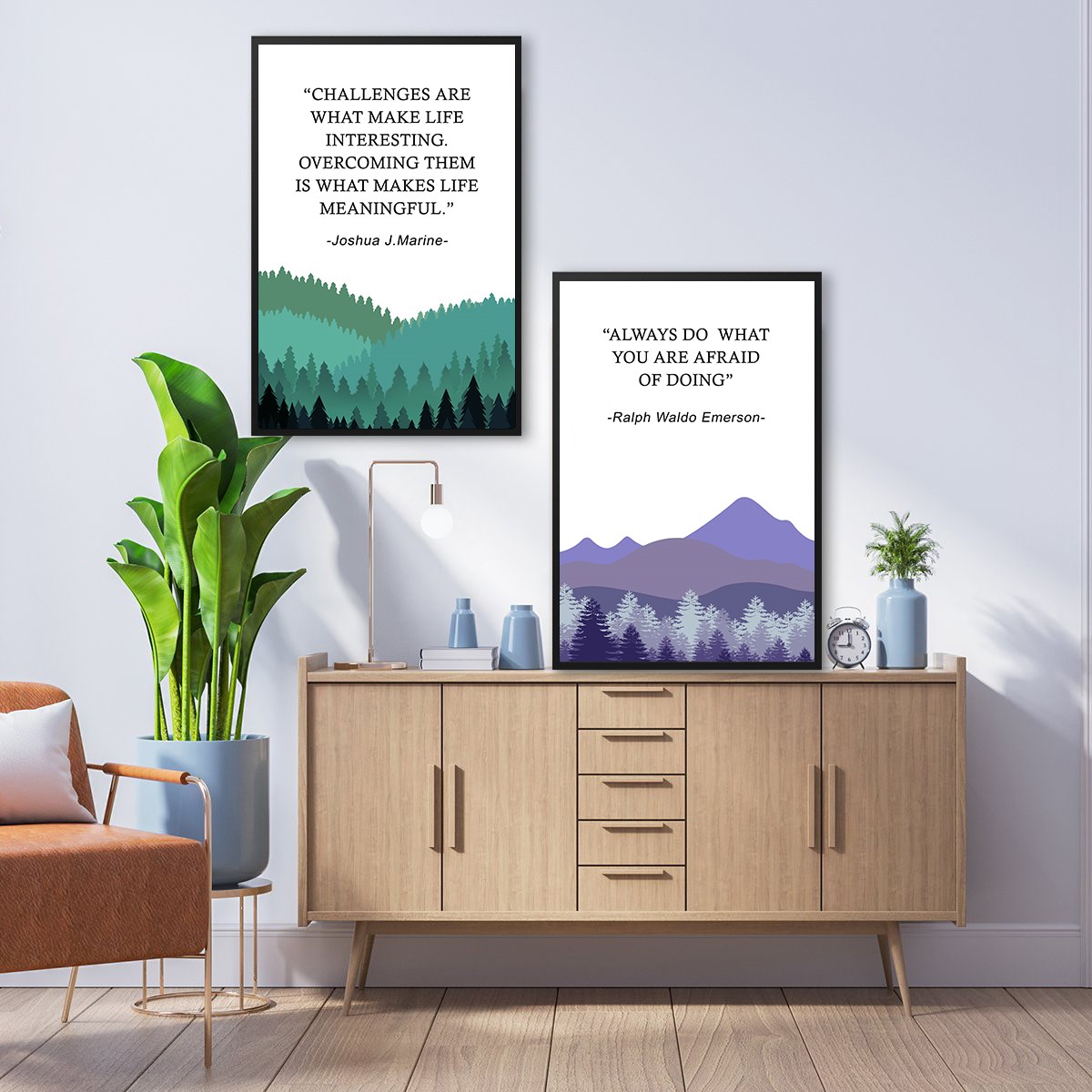 Always Do What You Are Afraid Growth Mindset Wall Art - Image 6