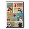 American Football Superstars Wall Art