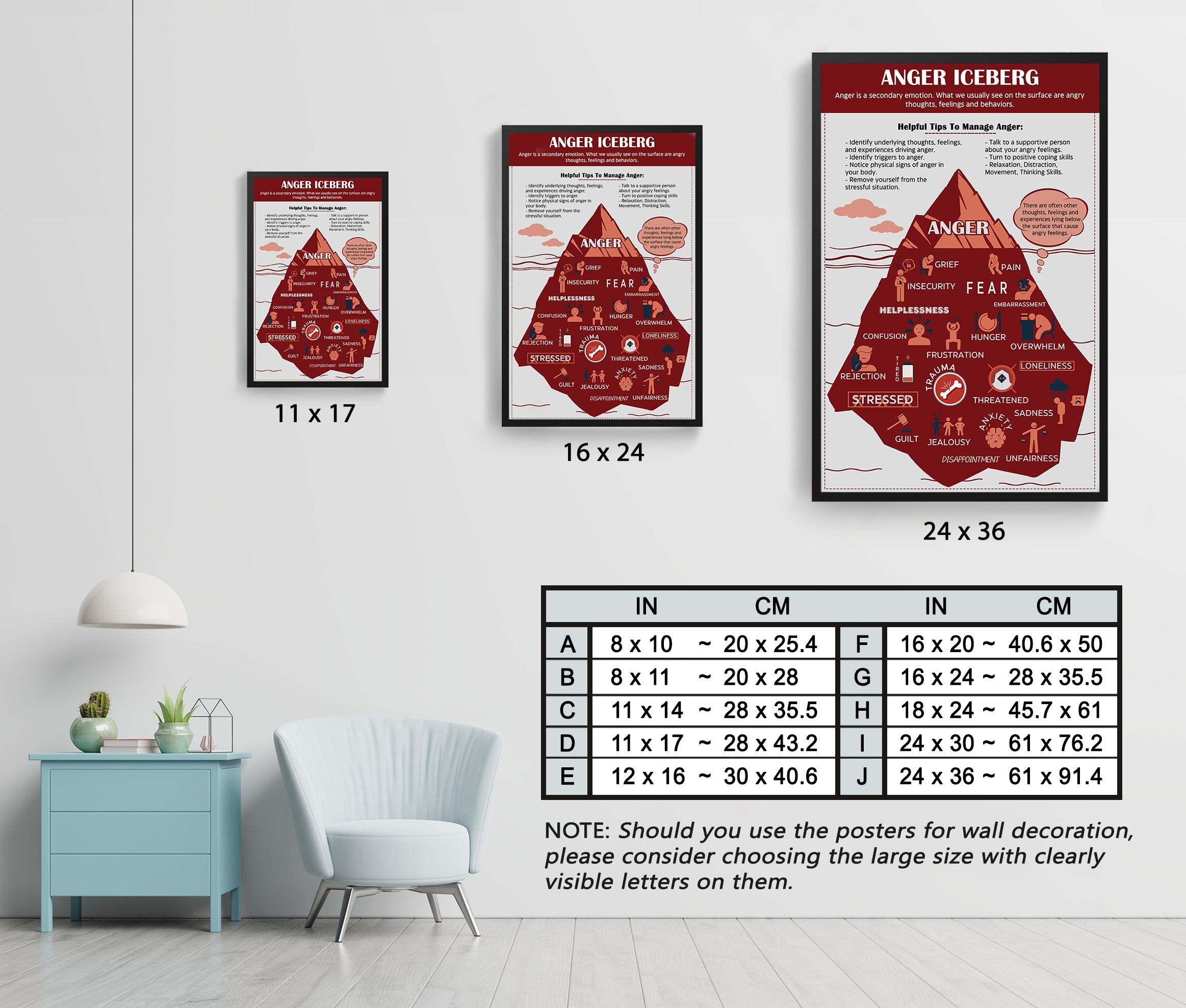 Anger Iceberg Mental Health Printable - Image 7