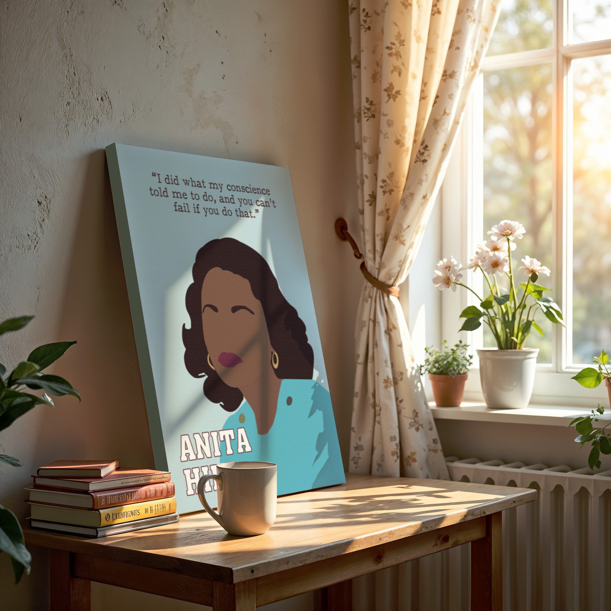 Anita Hill Black Empowered Women Hand-drawn Wall Art - Image 3