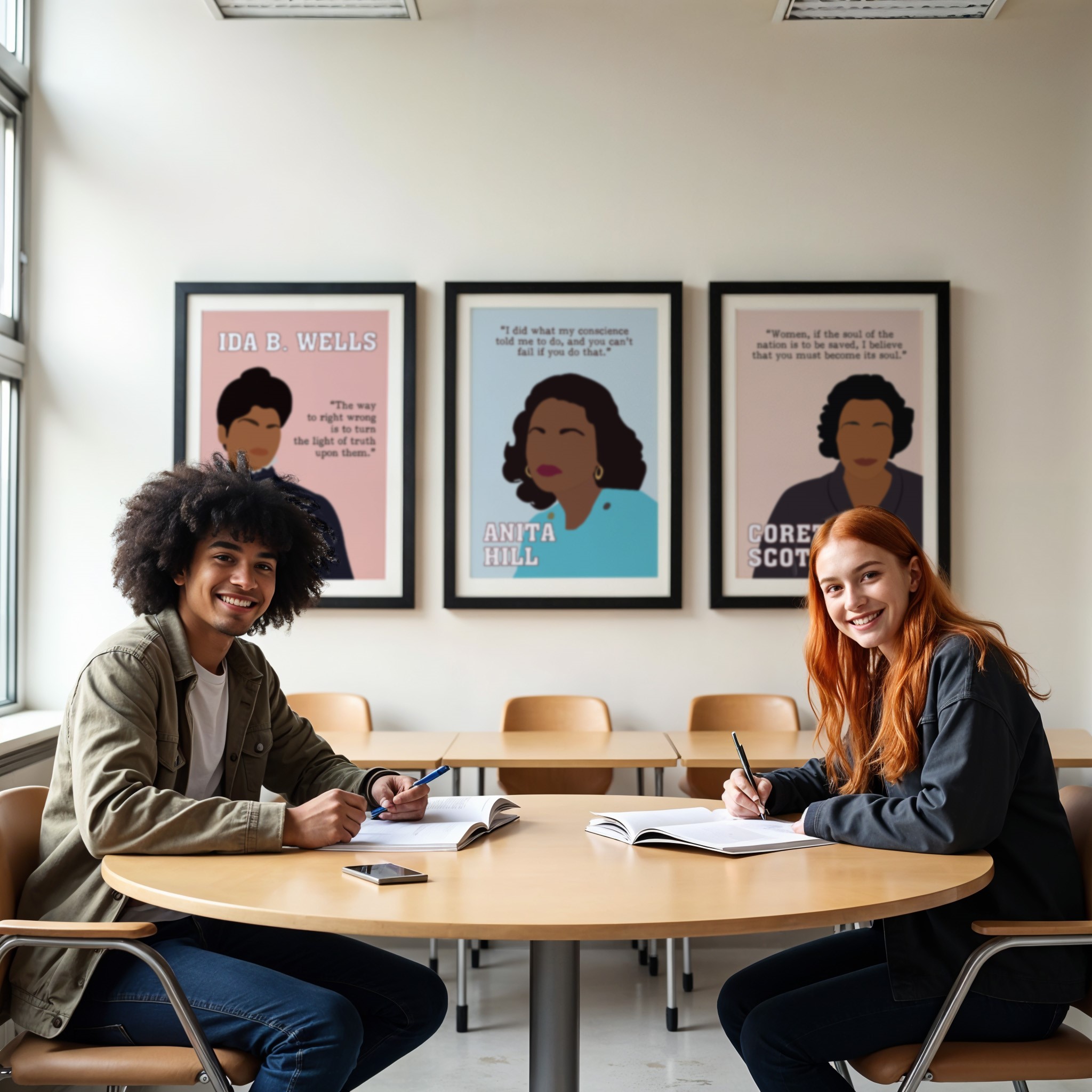 Anita Hill Black Empowered Women Hand-drawn Wall Art - Image 7