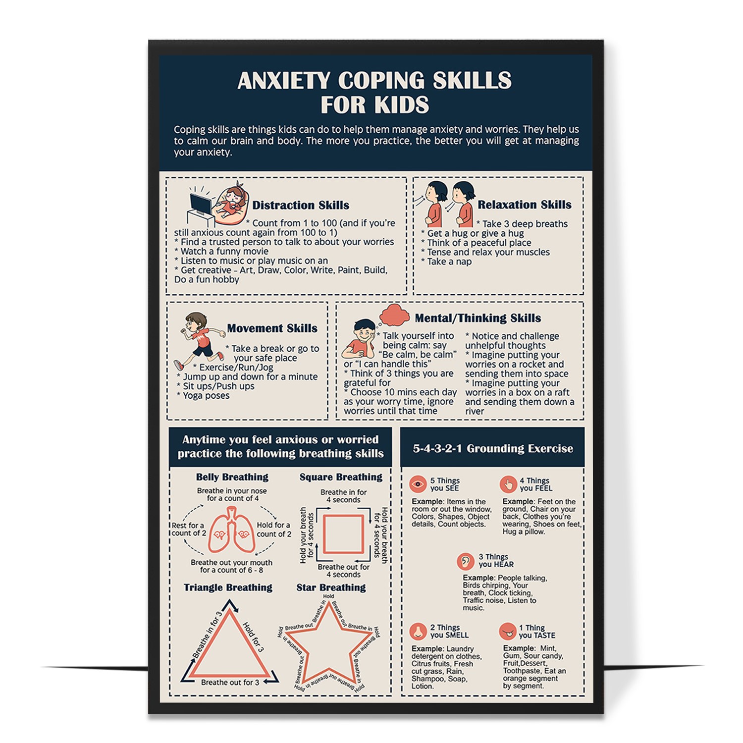 Anxiety Coping Skills Printable