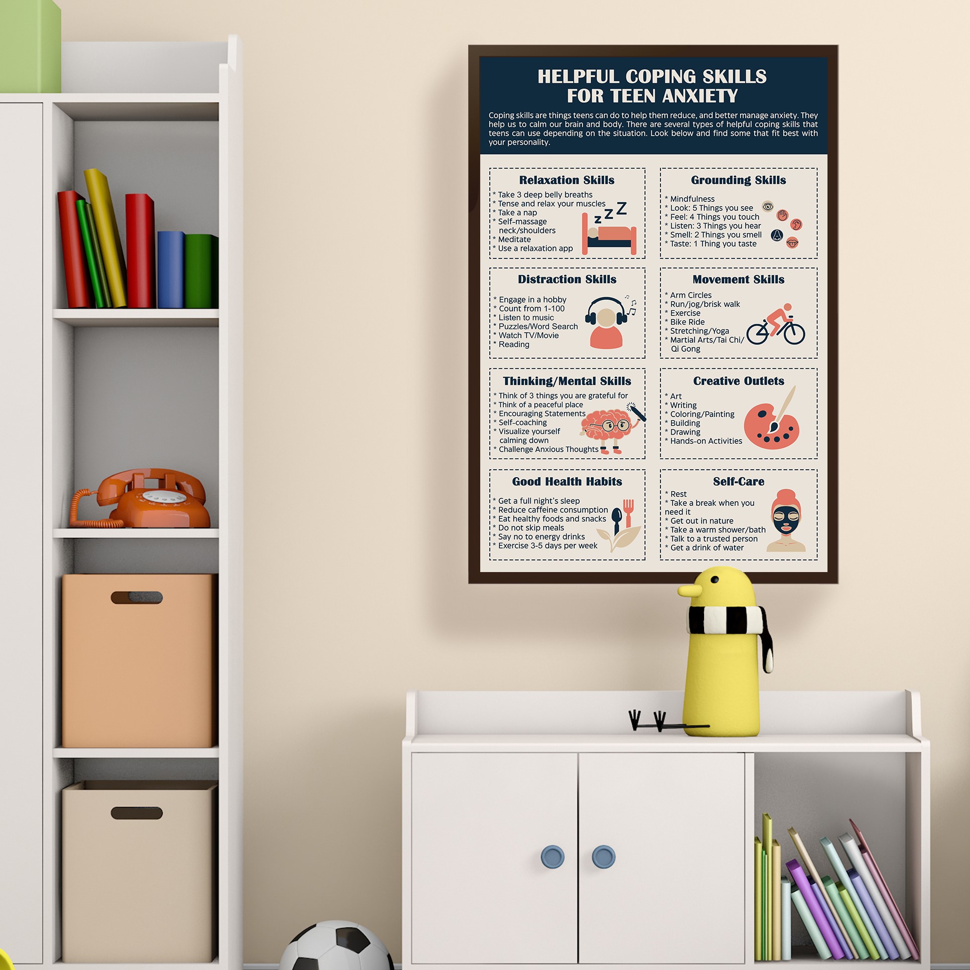 Anxiety Coping Skills for Teens Printable - Image 4