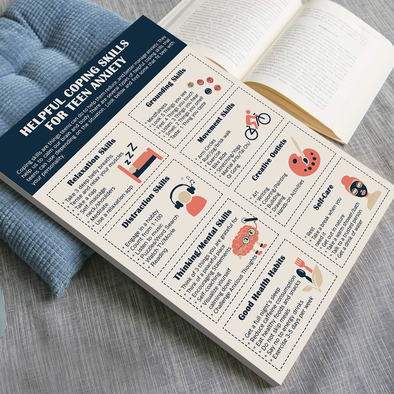 Anxiety Coping Skills for Teens Printable - Image 5