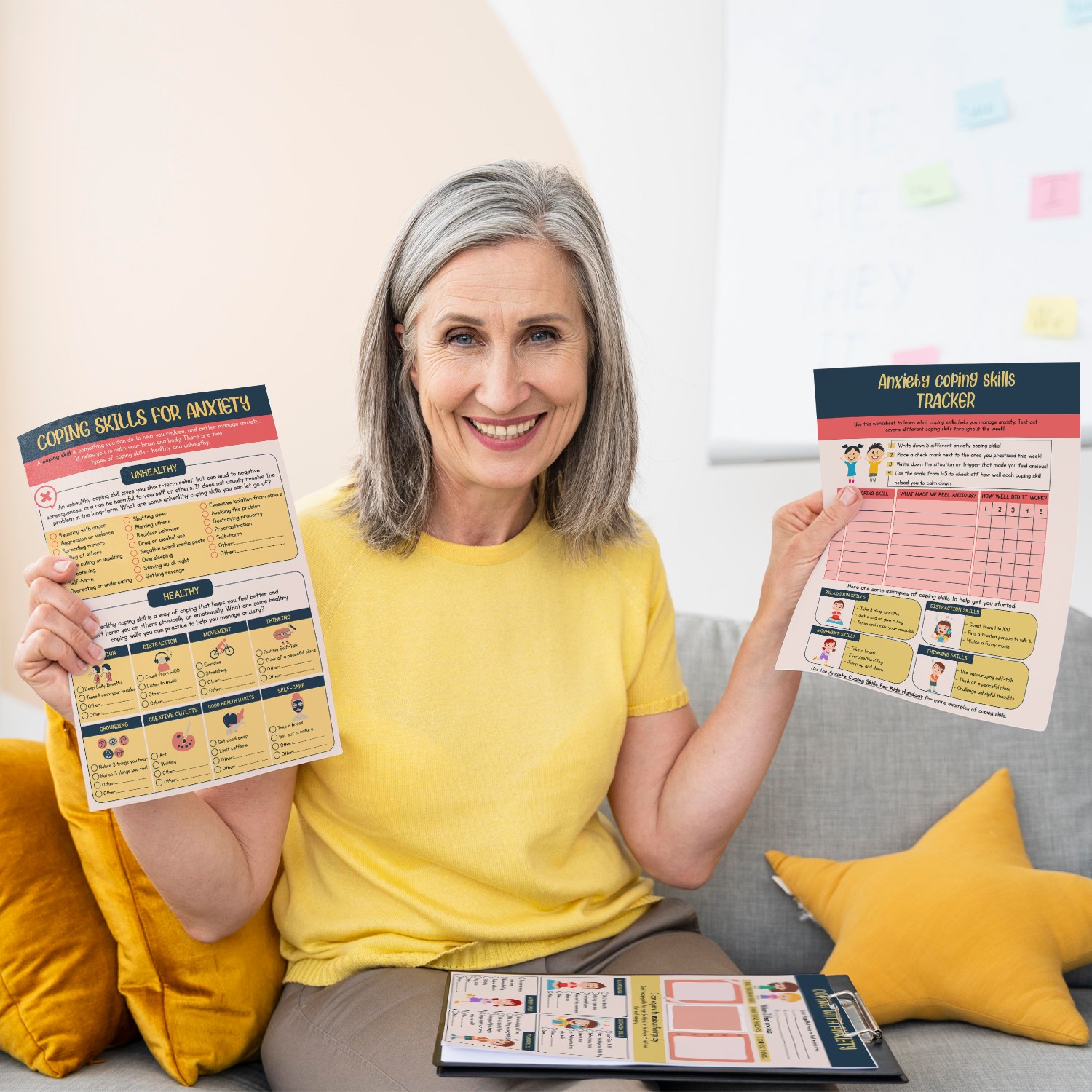 Anxiety Management Fillable Worksheet Printable - Image 4