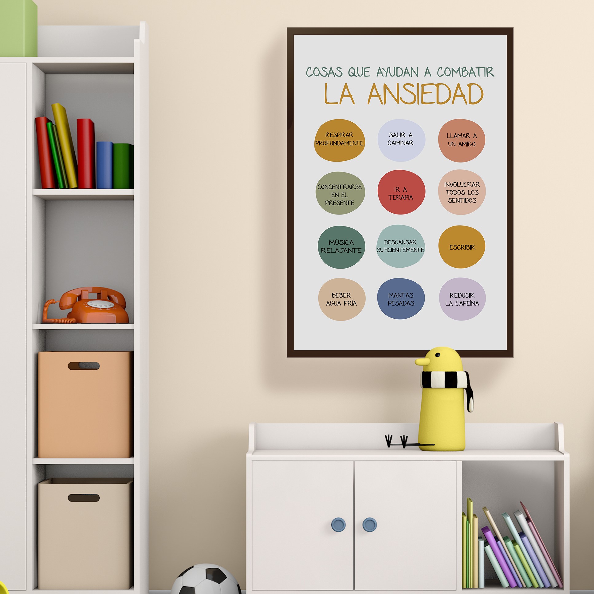 Anxiety Spanish Mental Health Printable - Image 3