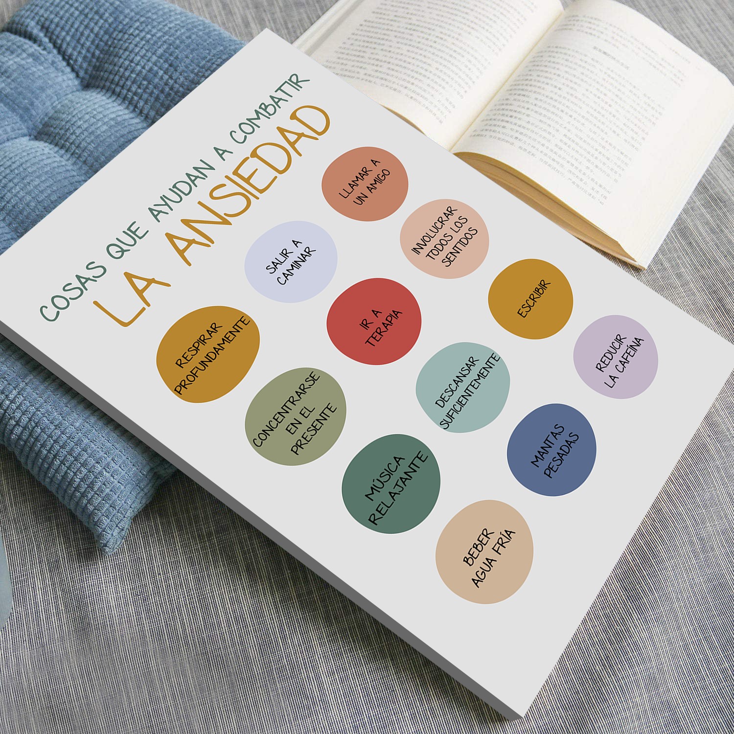 Anxiety Spanish Mental Health Printable - Image 4