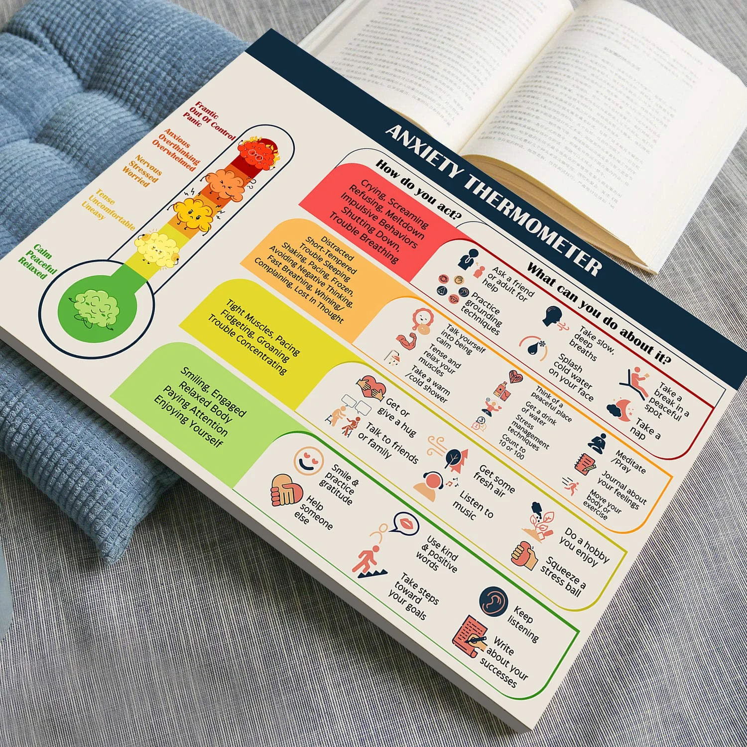 Anxiety Thermometer Mental Health Printable - Image 4