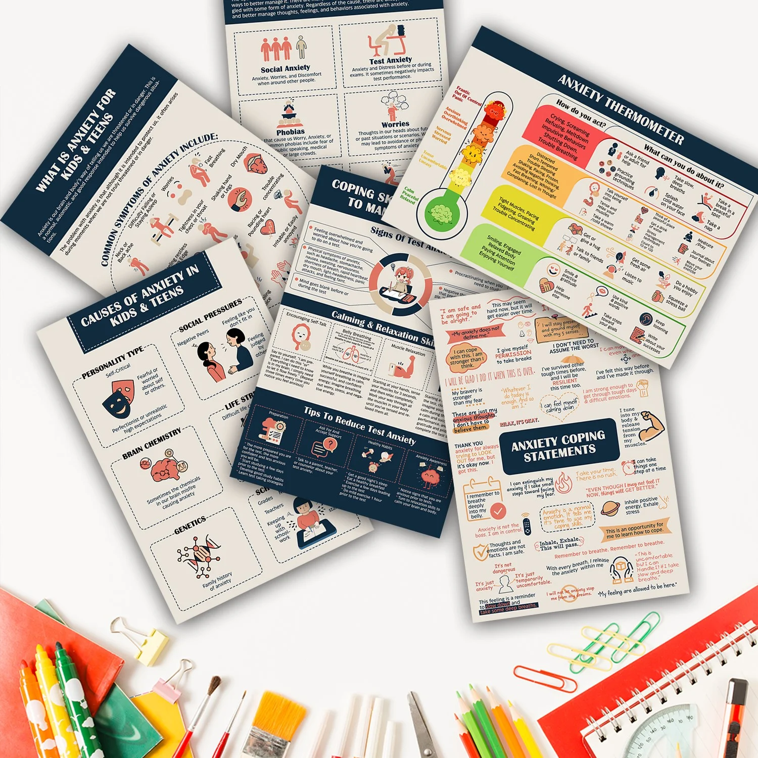 Anxiety Thermometer Mental Health Printable - Image 6