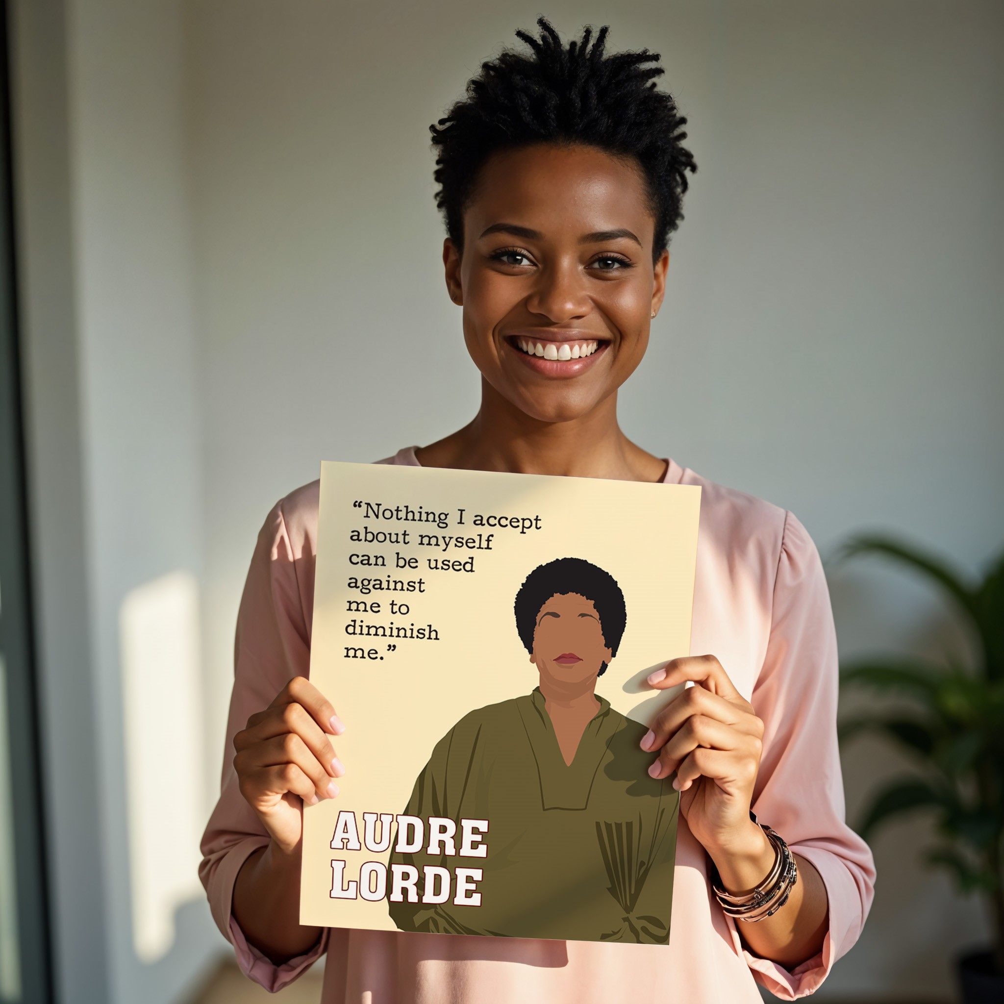 Audre Lorde Inspirational Quote Wall Art - Image 2