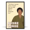Audre Lourde Author Hand-drawn Wall Art