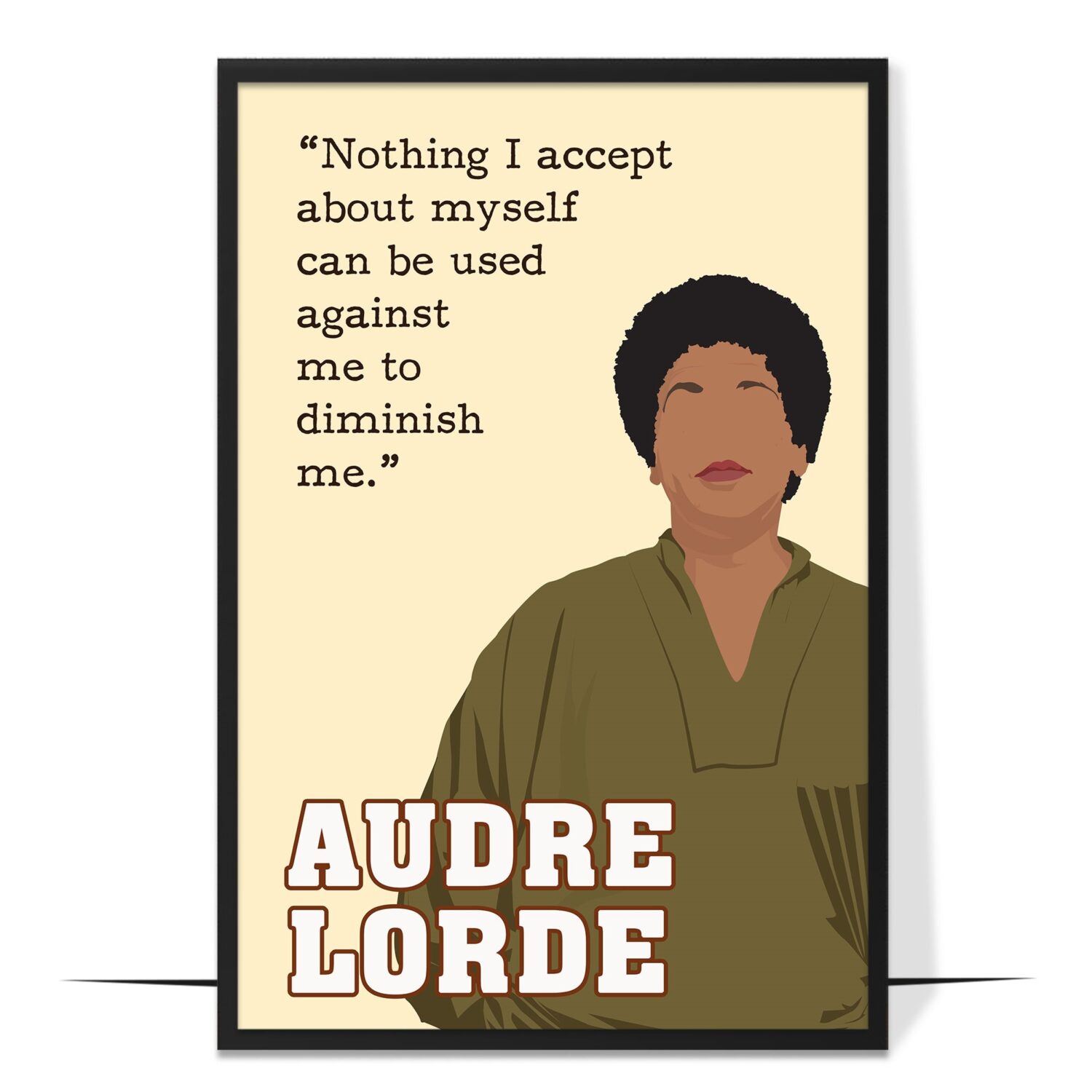 Audre Lourde Author Hand-drawn Wall Art