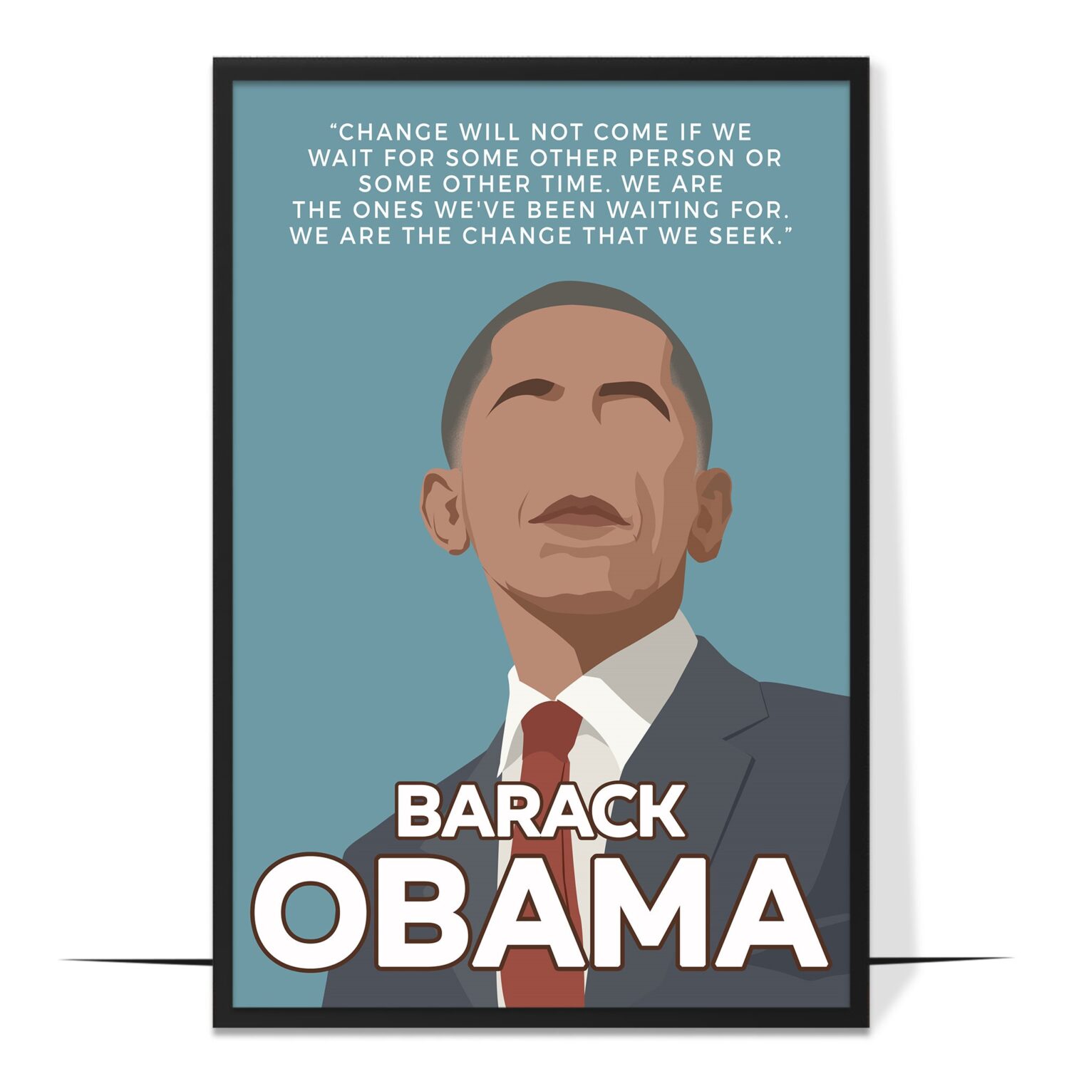 Barack Obama President Hand-drawn Wall Art