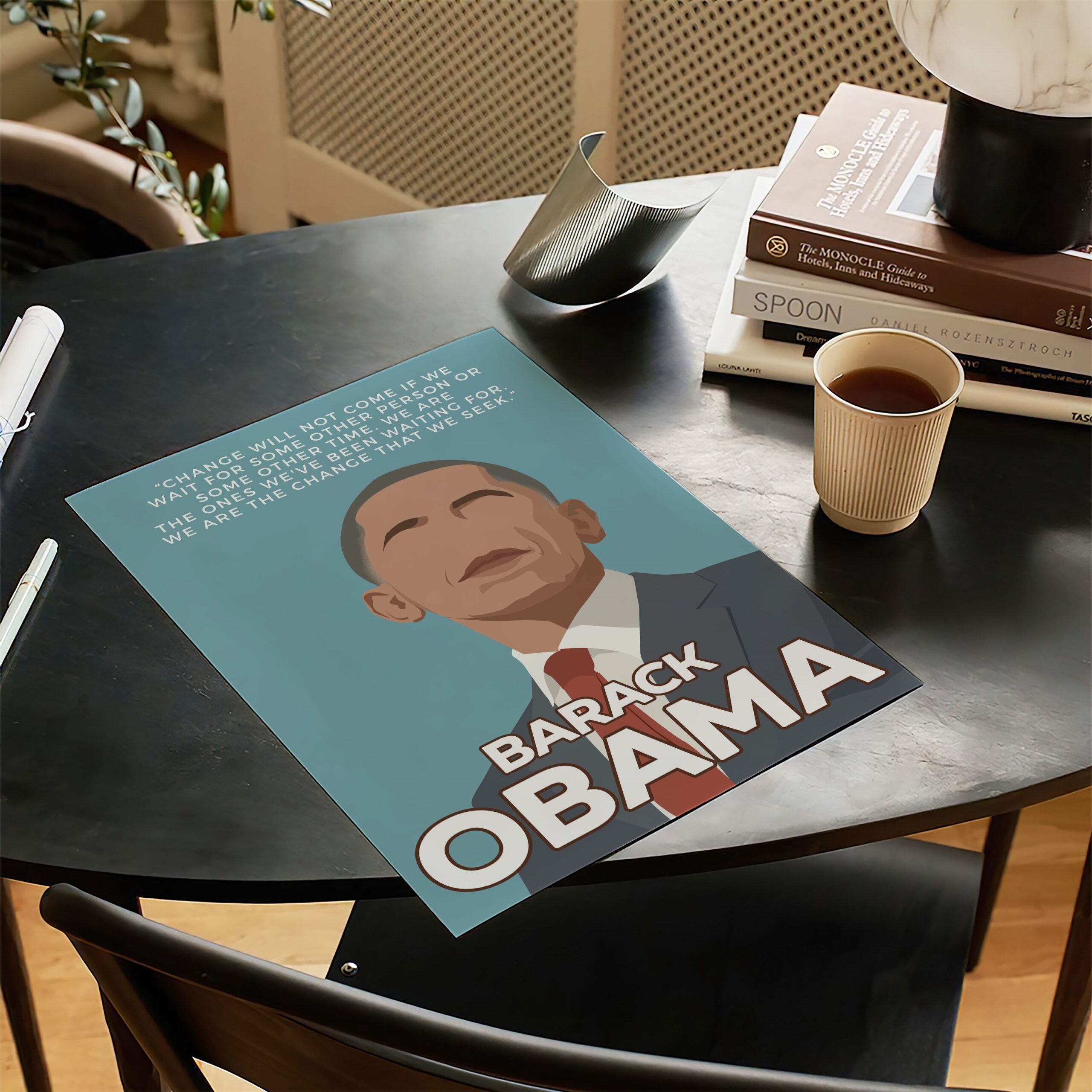 Barack Obama Motivational Quote Wall Art - Image 2