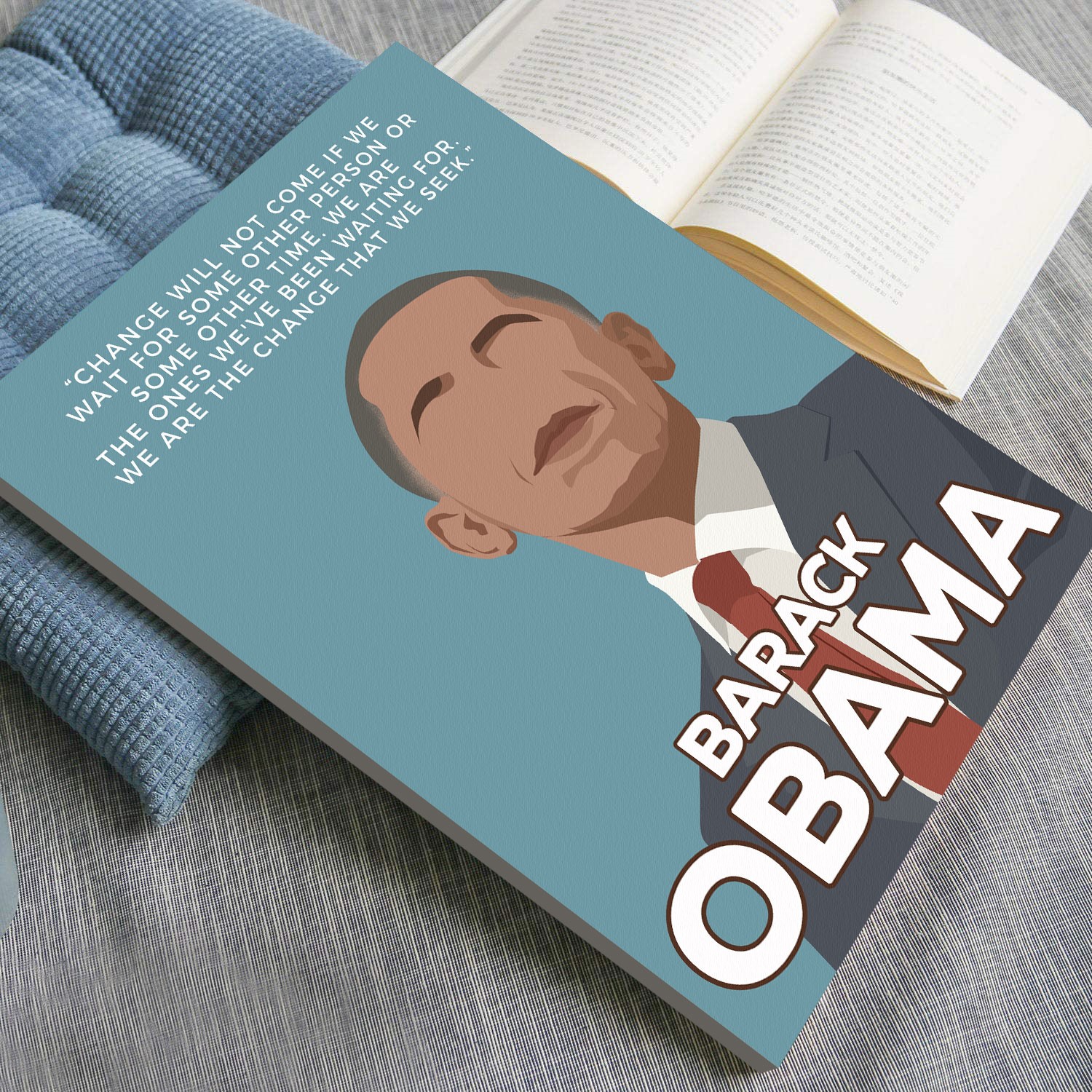 Barack Obama Motivational Quote Wall Art - Image 3