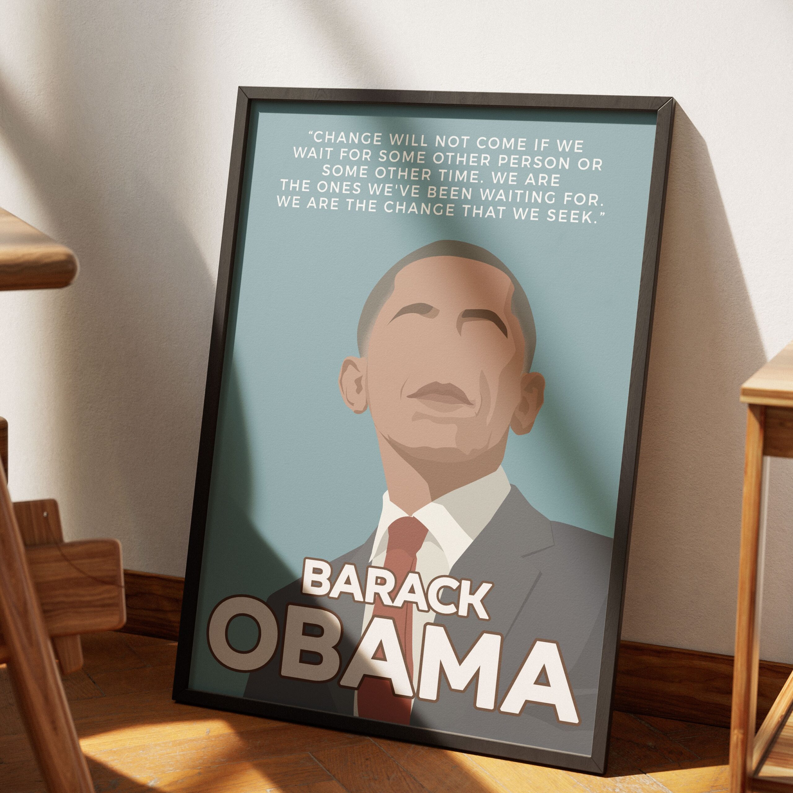 Barack Obama Motivational Quote Wall Art - Image 4