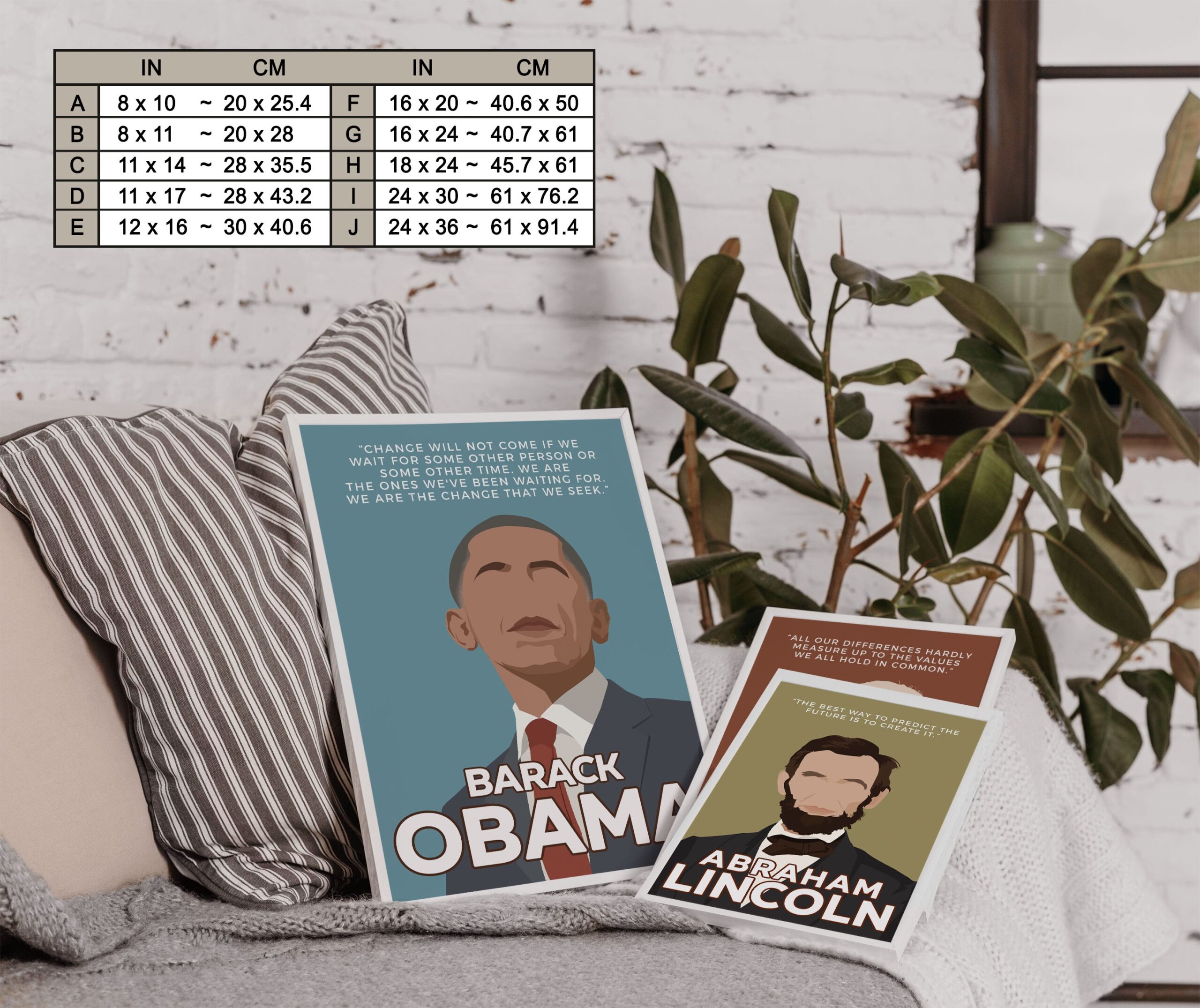 Barack Obama Motivational Quote Wall Art - Image 7