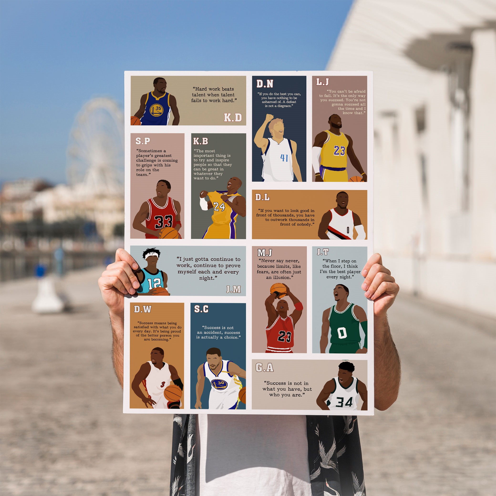 Basketball Motivational Quote Wall Art - Image 2