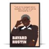 Bayard Rustin Hand-drawn Pride Wall Art