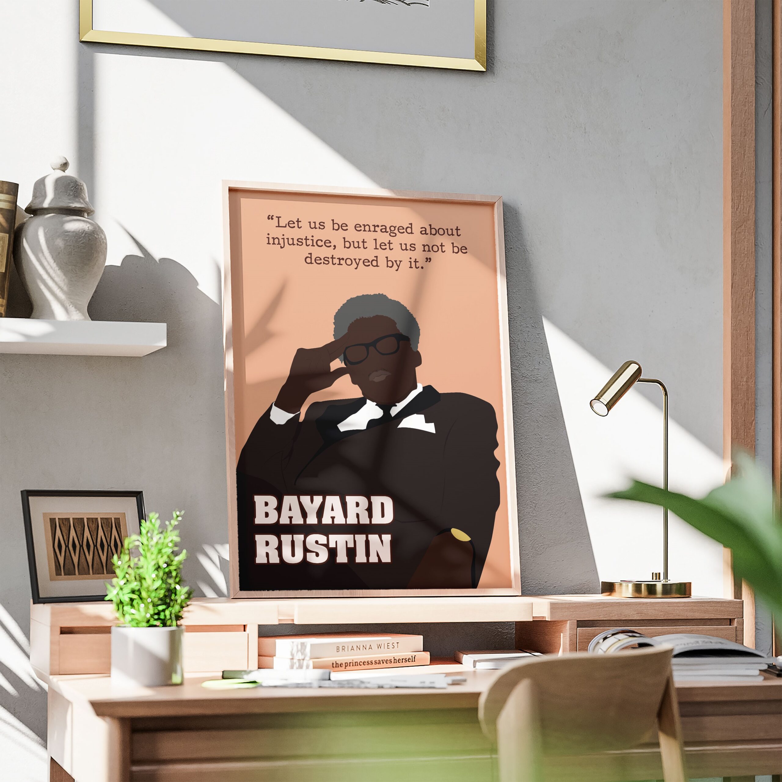 Bayard Rustin Pride Inspirational Quote Wall Art - Image 3