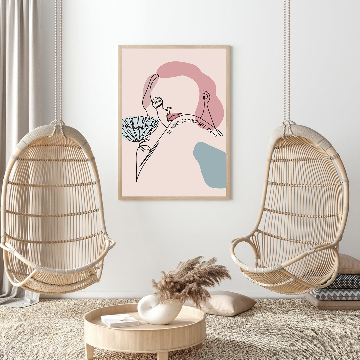 Be Kind to Yourself Today Mental Health Wall Art - Image 4