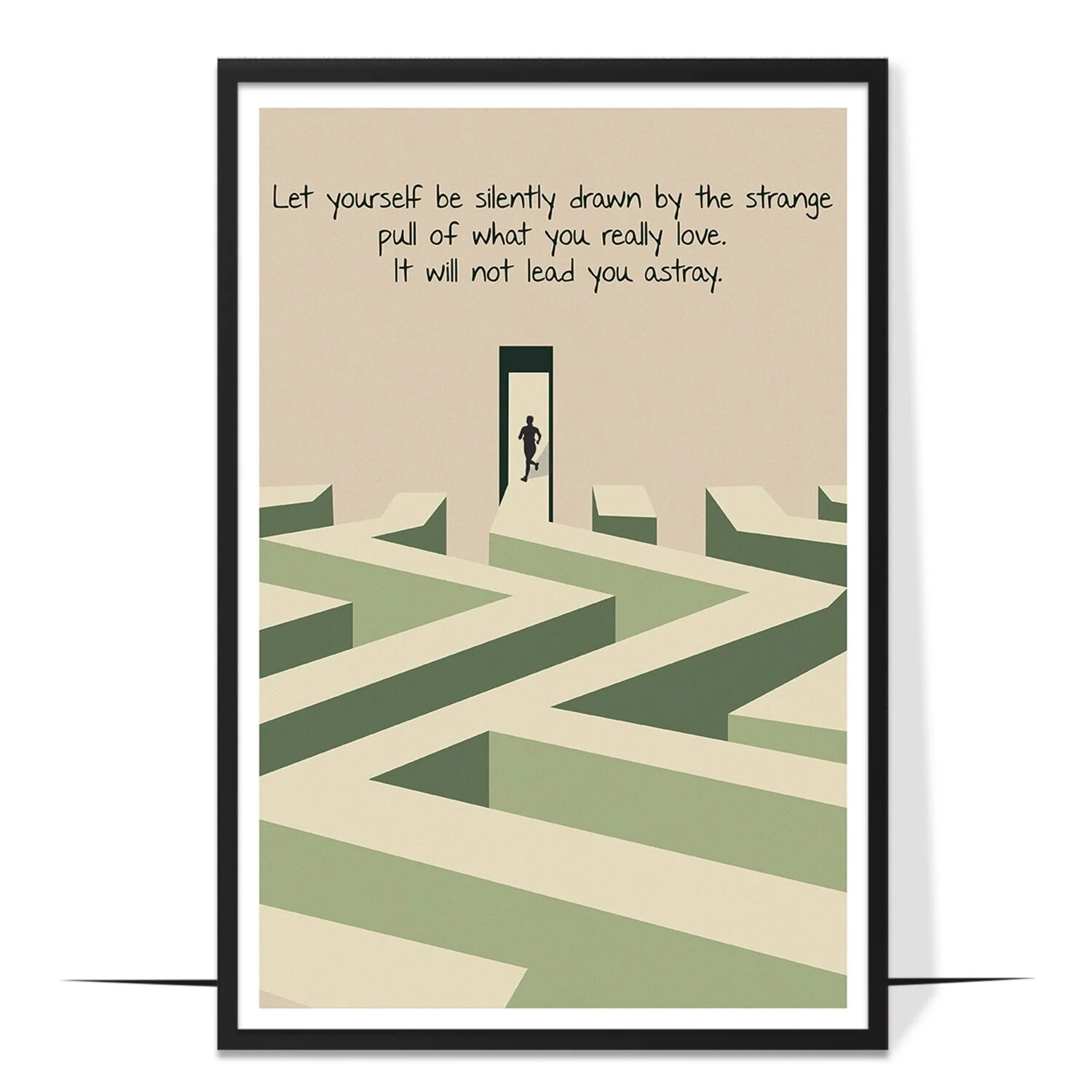 Be Silently Drawn Wall Art