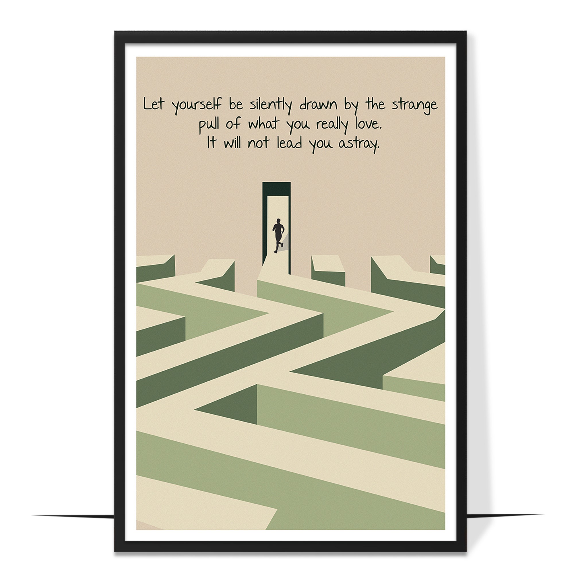 Be Silently Drawn Wall Art