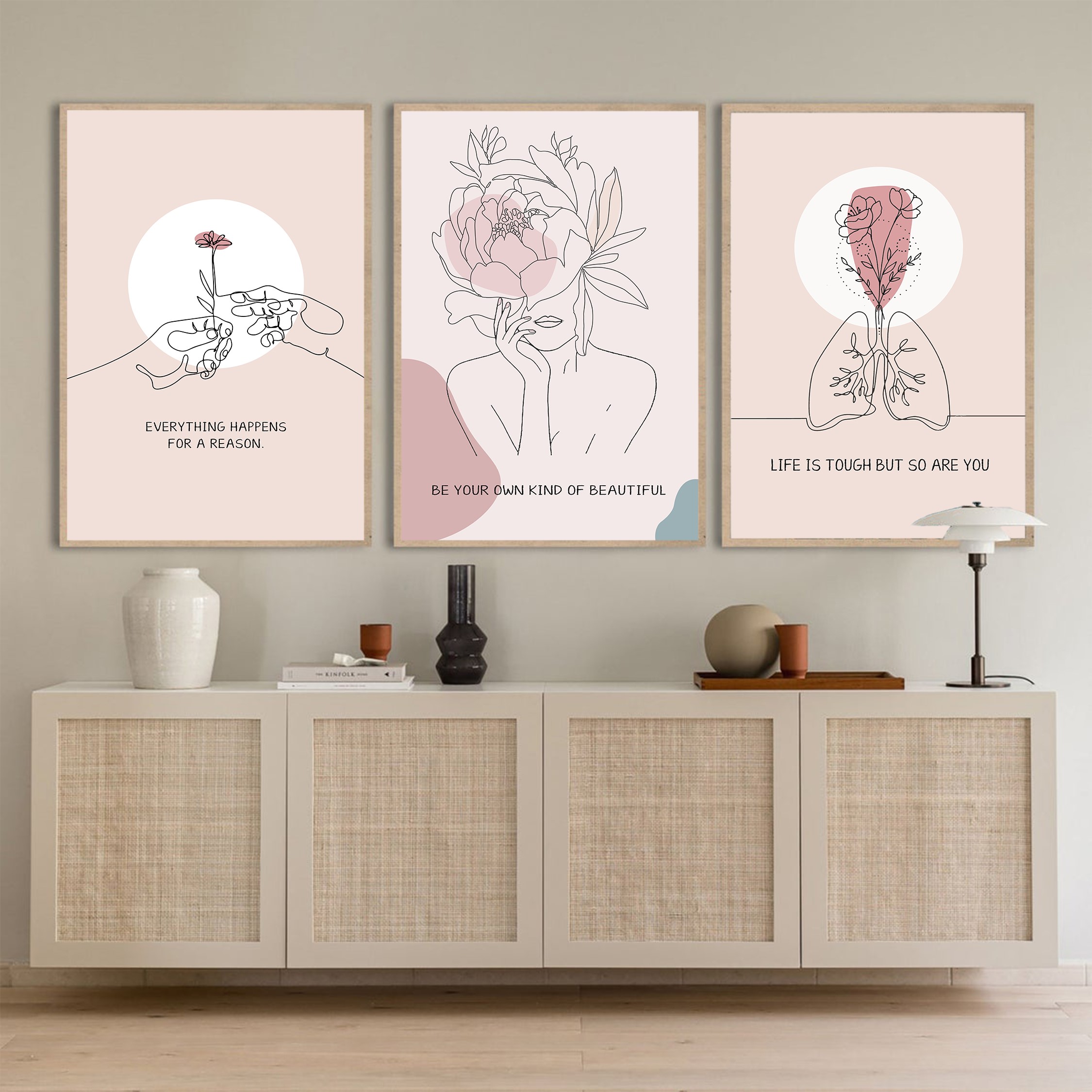 Be Your Own Kind of Beautiful Mental Health Wall Art - Image 6