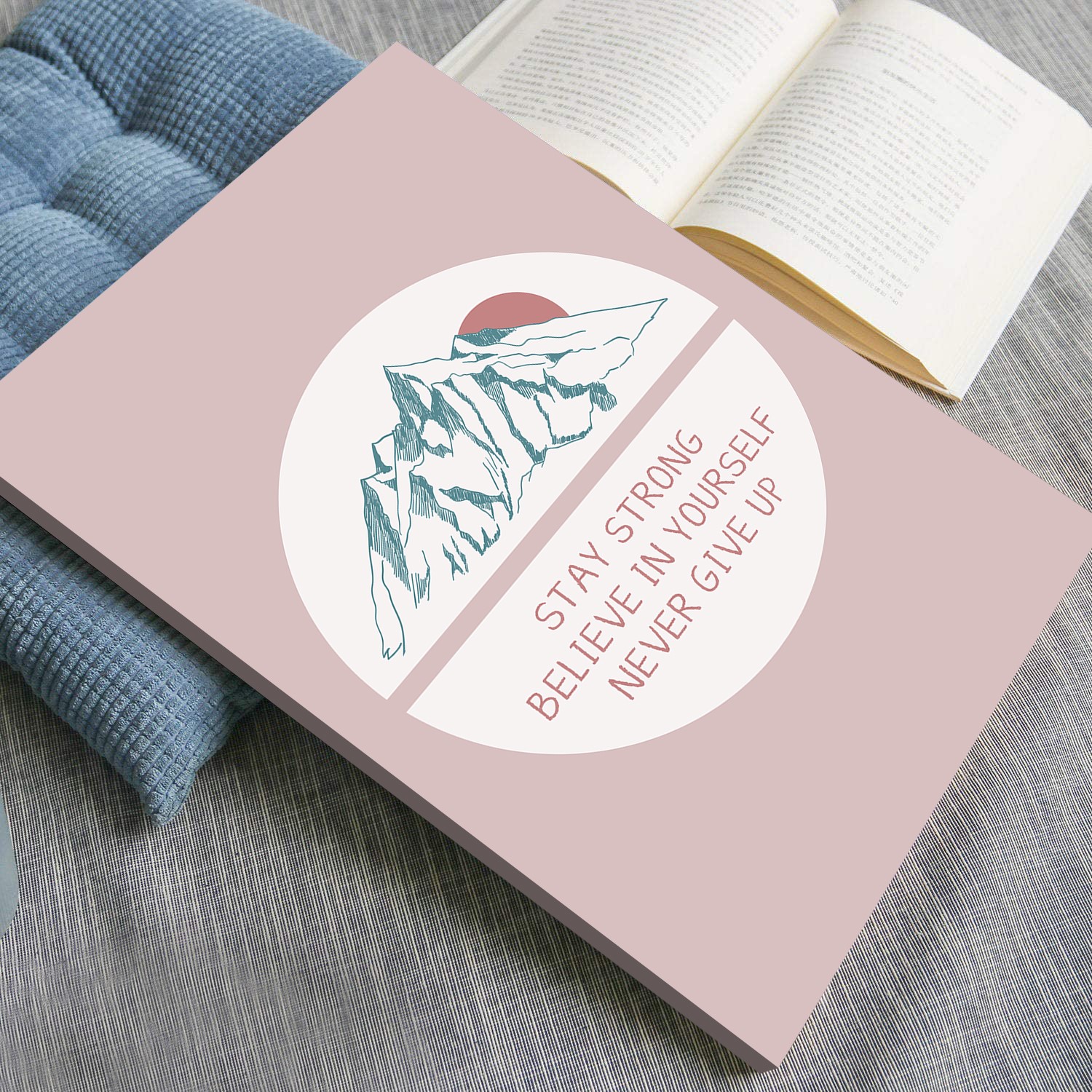 Believe in Yourself Mental Health Abstract Wall Art - Image 5