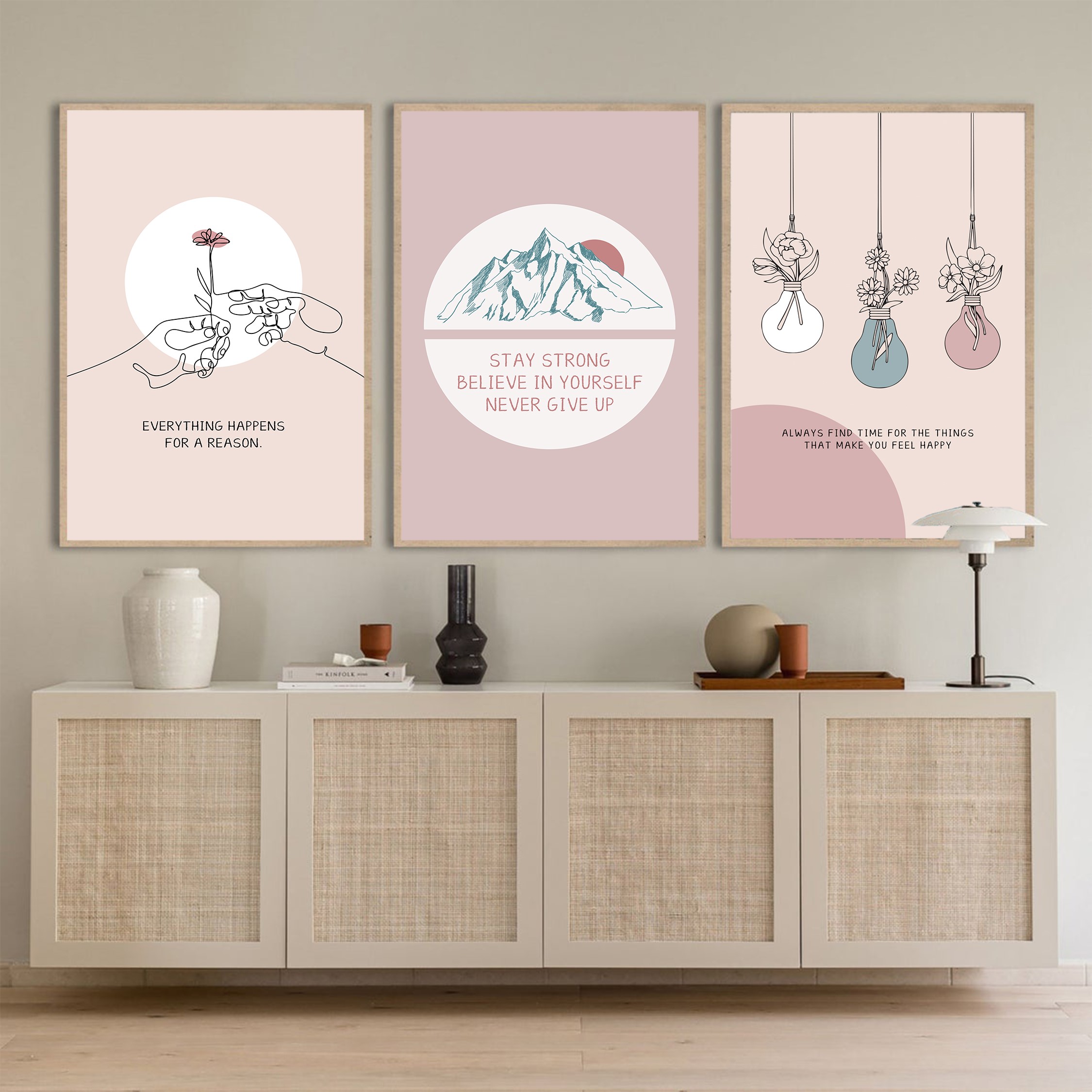 Believe in Yourself Mental Health Abstract Wall Art - Image 6