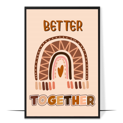 Better Together Diversity Wall Art
