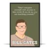 Bill Gates Businessman Hand-drawn Wall Art