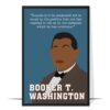 Booker T Washington Hand-drawn Wall Art