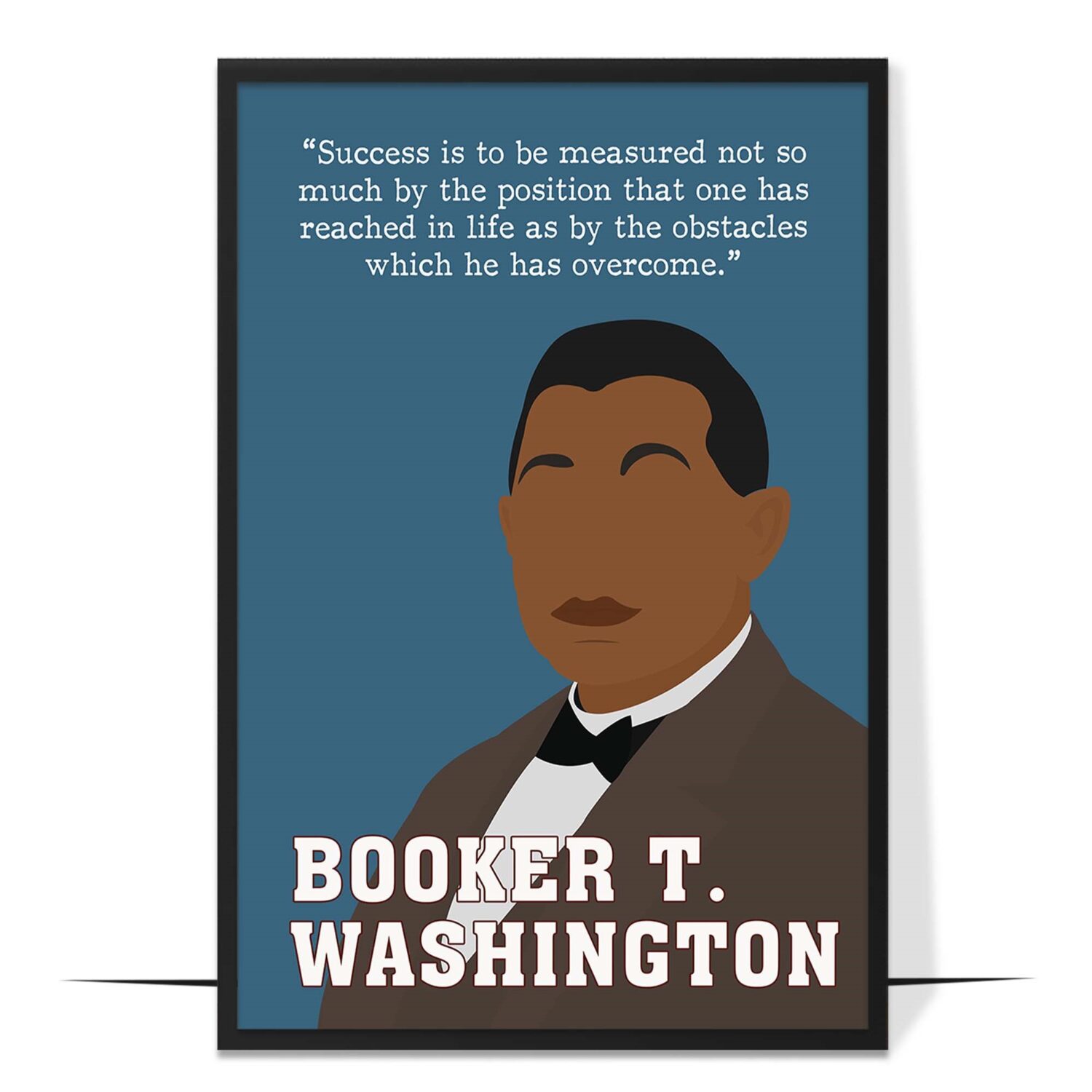 Booker T Washington Hand-drawn Wall Art