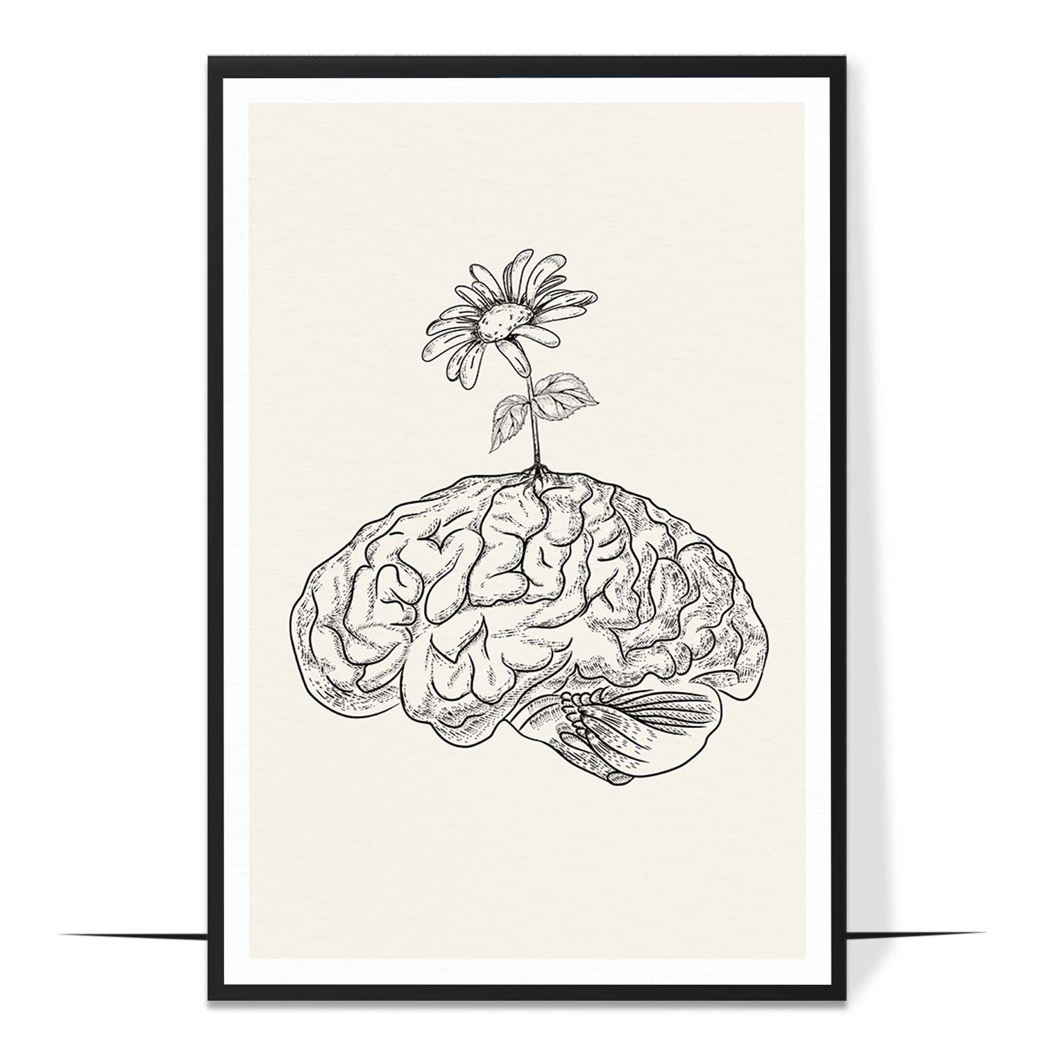 Brain Bloom Anatomy Wall Art