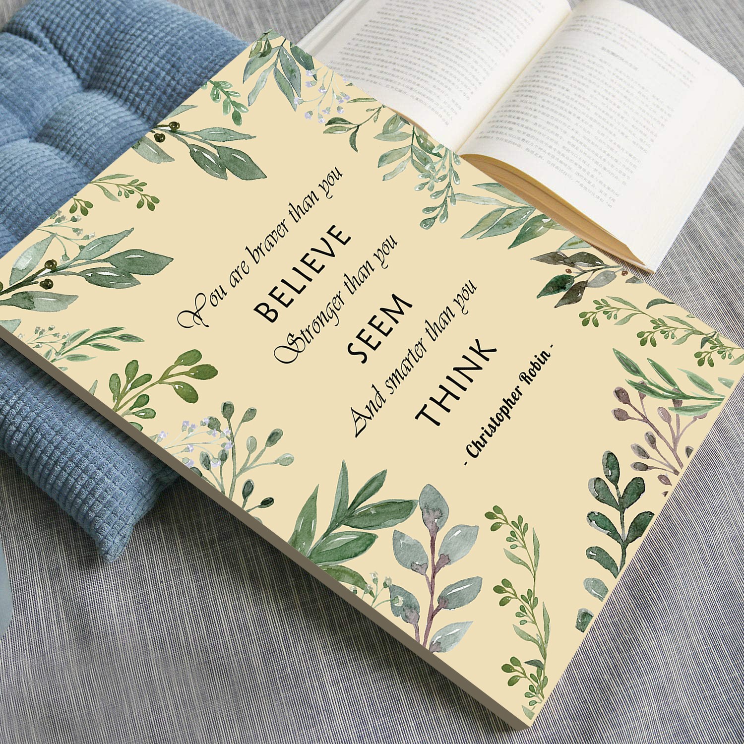 Braver Stronger Smarter Growth Mindset Quote Wall Art - Image 4